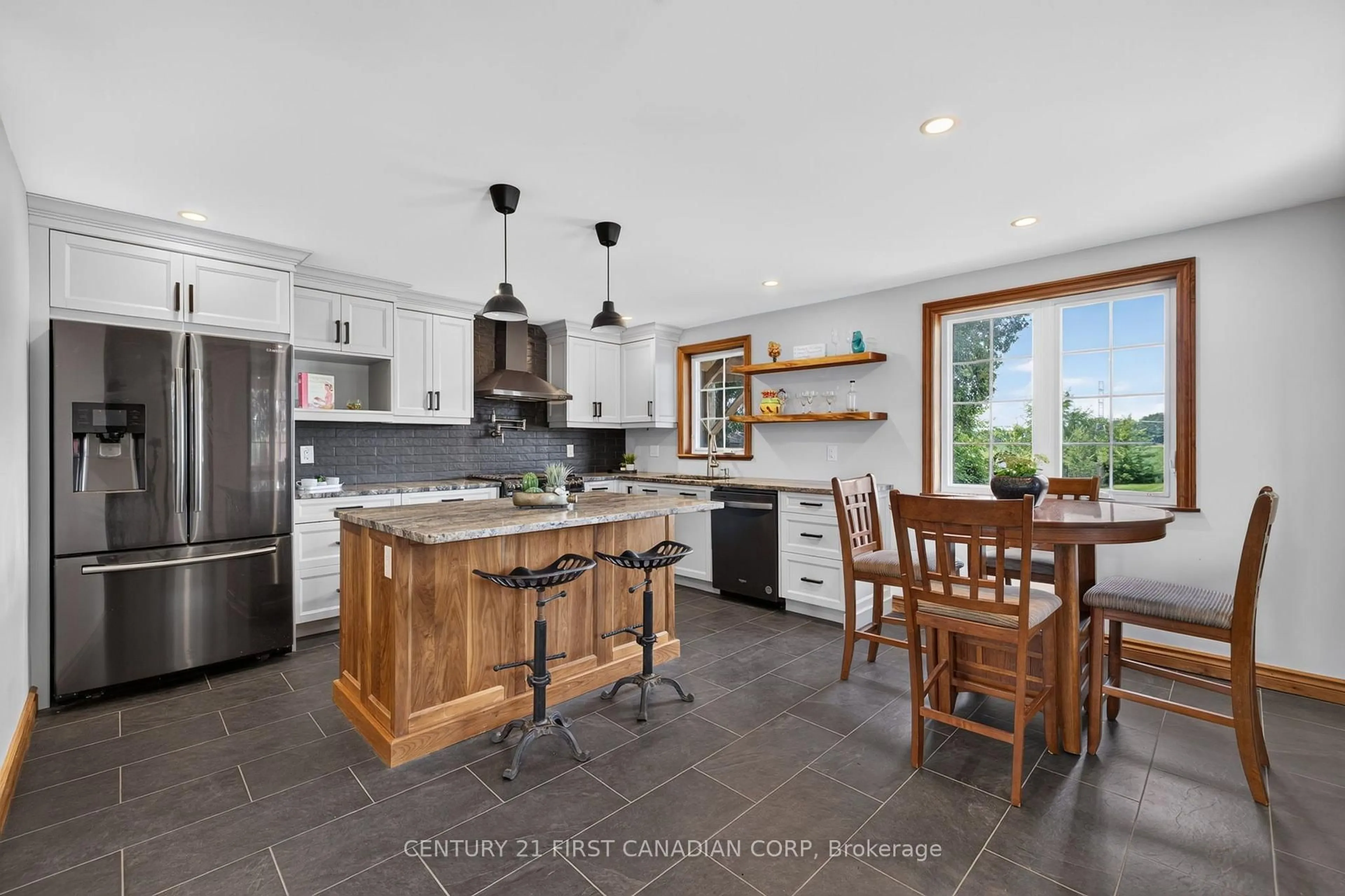 Open concept kitchen, ceramic/tile floor for 6196 Falconbridge Dr, Southwest Middlesex Ontario N0L 1A0