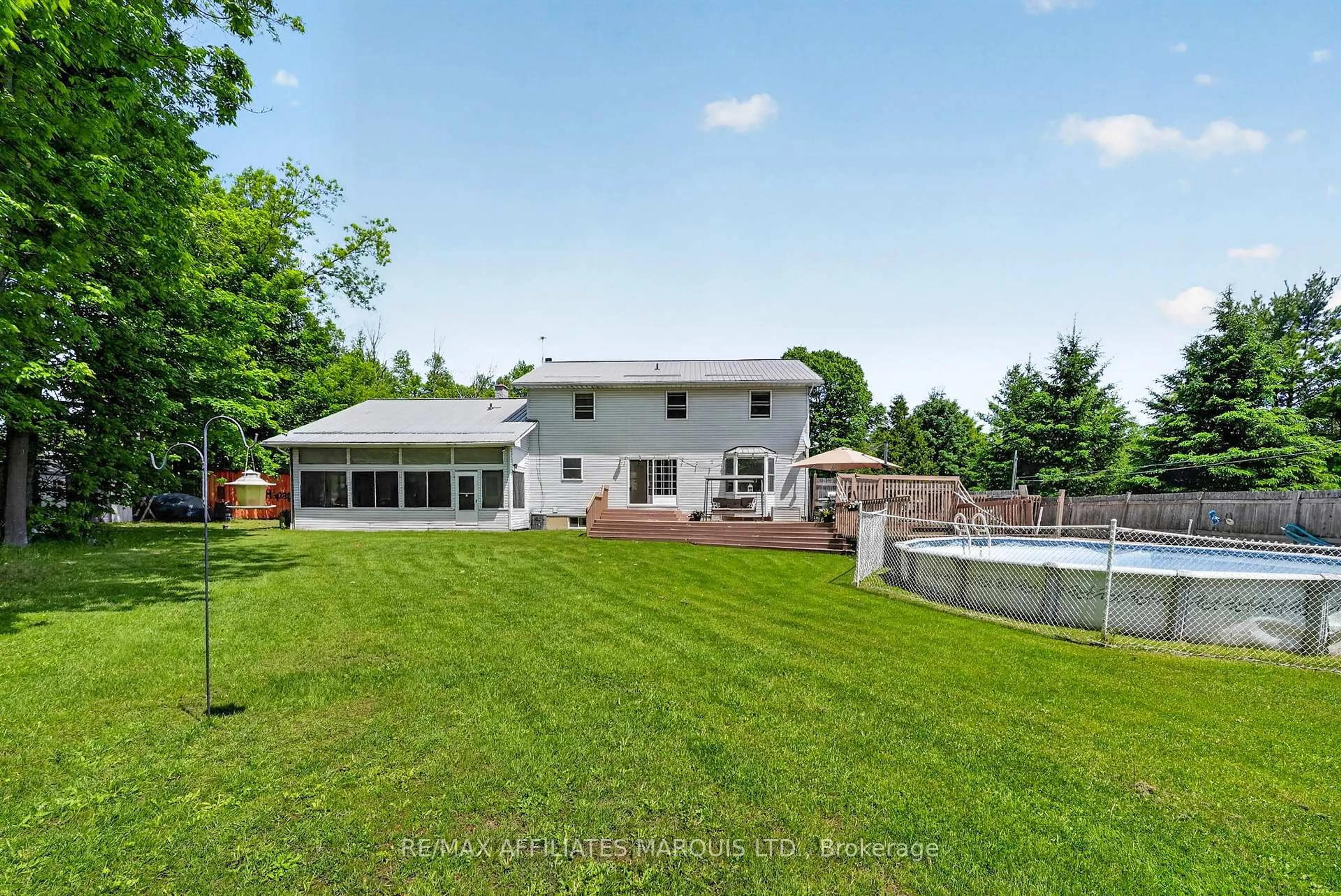 A pic from outside/outdoor area/front of a property/back of a property/a pic from drone, water/lake/river/ocean view for 4720 O'keefe Rd, South Stormont Ontario K0C 2A0