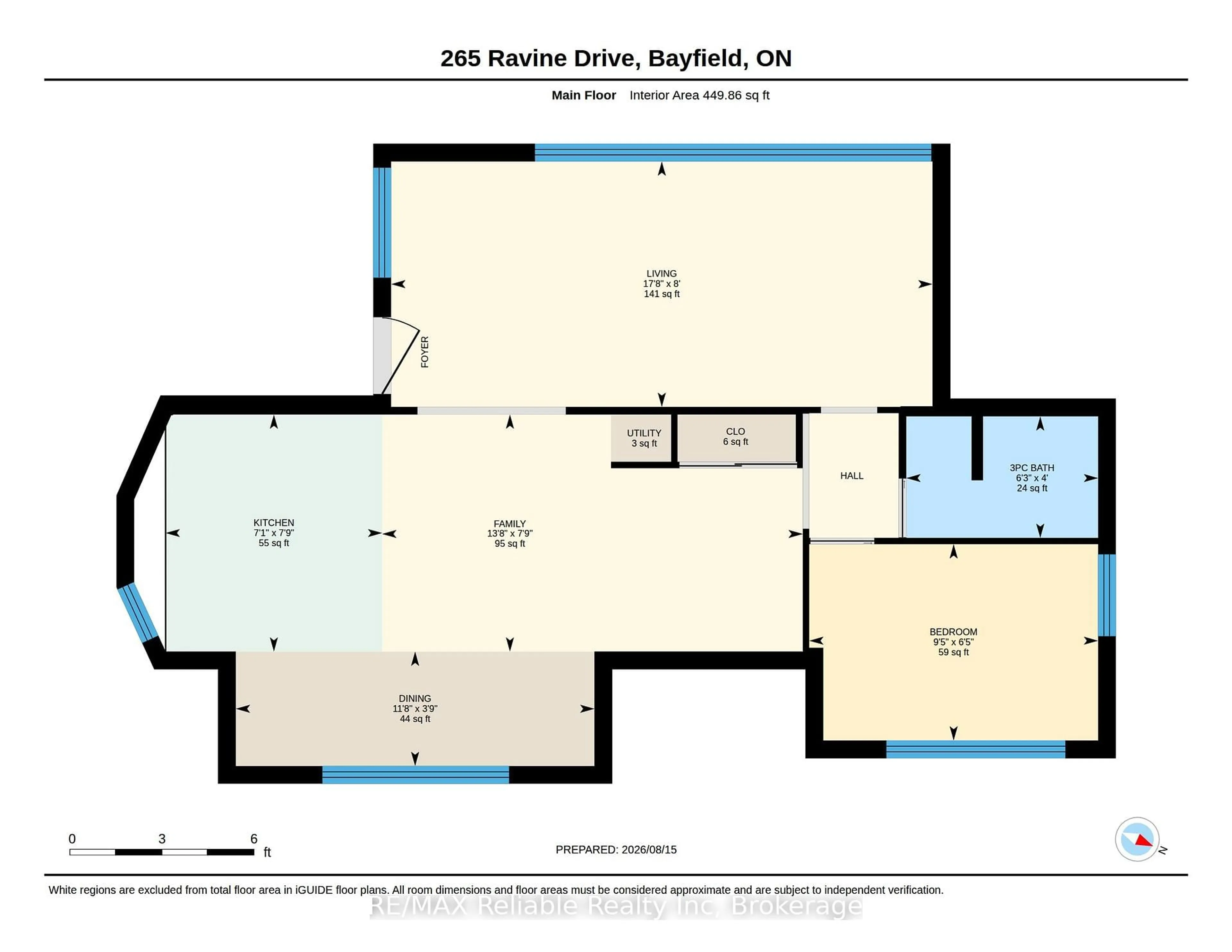Floor plan for 76735 Wildwood Line #265, Bluewater Ontario N0M 1G0