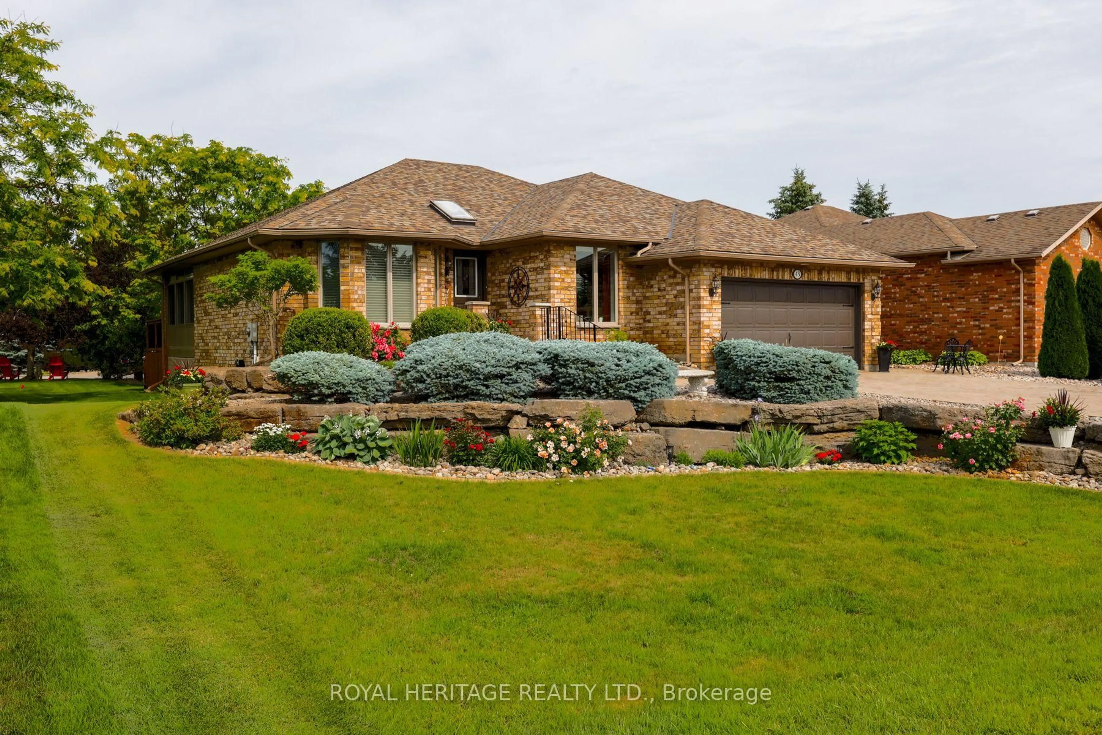 Home with brick exterior material, water/lake/river/ocean view for 43 Huntingwood Cres, Kawartha Lakes Ontario K0M 1A0