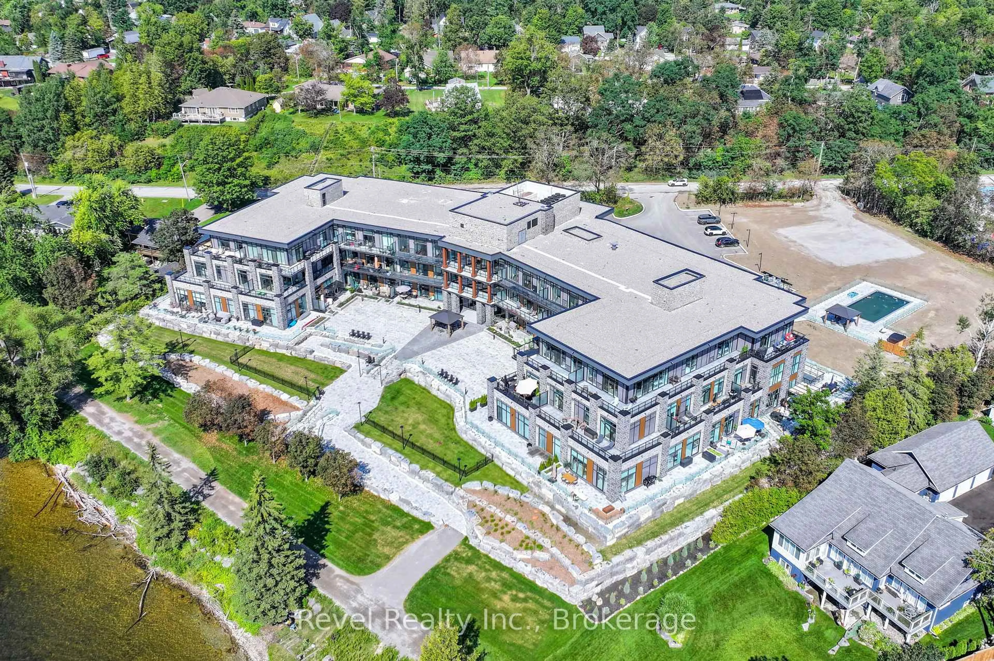 A pic from outside/outdoor area/front of a property/back of a property/a pic from drone, building for 99 Louisa St #221, Kawartha Lakes Ontario K0M 1N0