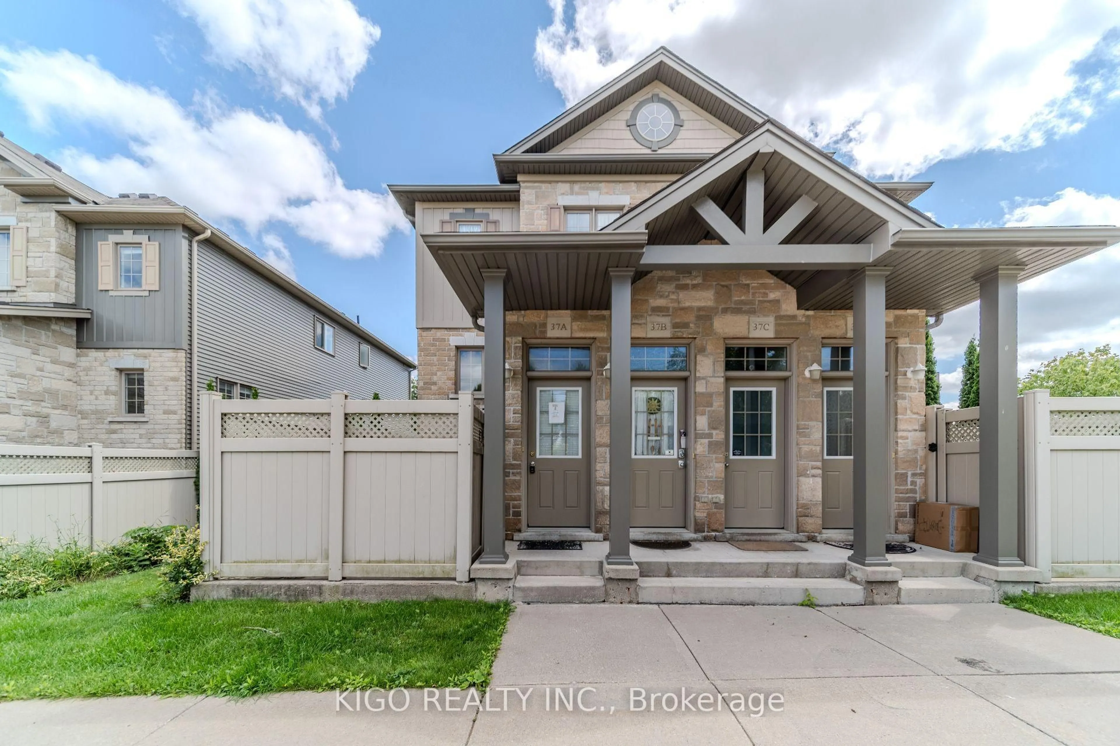 Home with brick exterior material, street for 931 Glasgow St #37A, Kitchener Ontario N2N 0B5