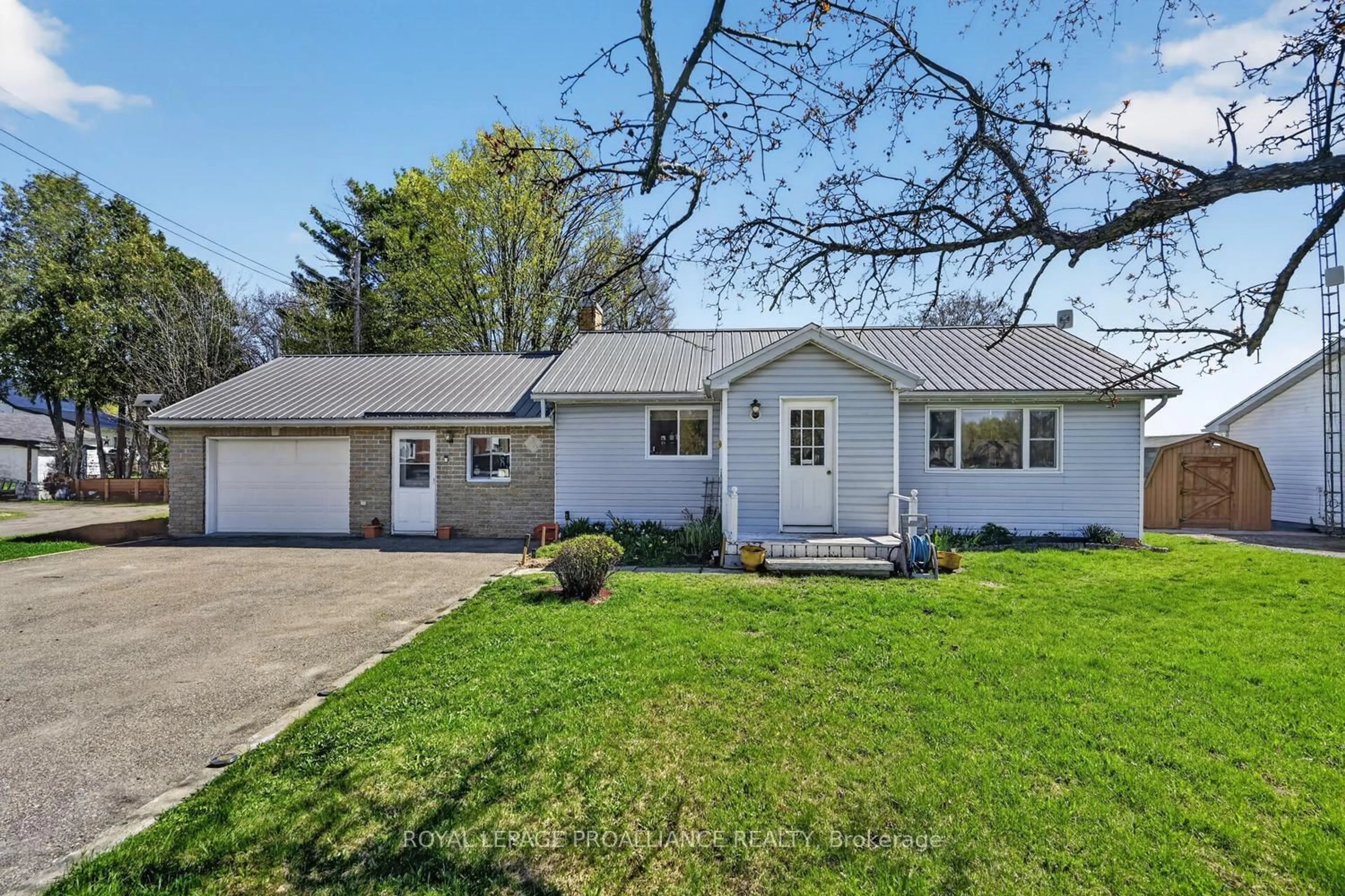 Home with vinyl exterior material, street for 4751-4759-4765 County Road 15 Rd, Augusta Ontario K0G 1R0