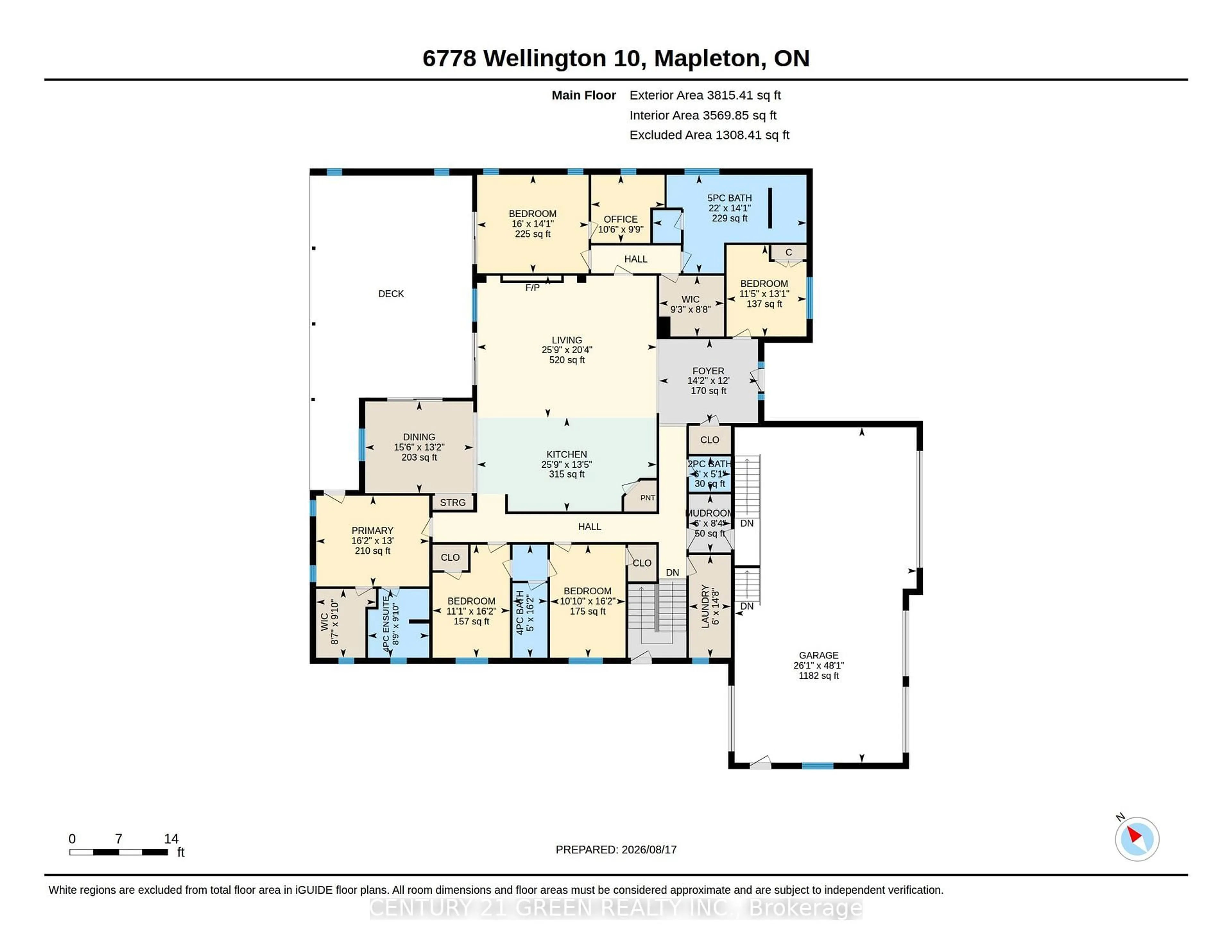 Floor plan for 6780 Wellington Country Rd 10 Rd, Mapleton Ontario N0G 2K0