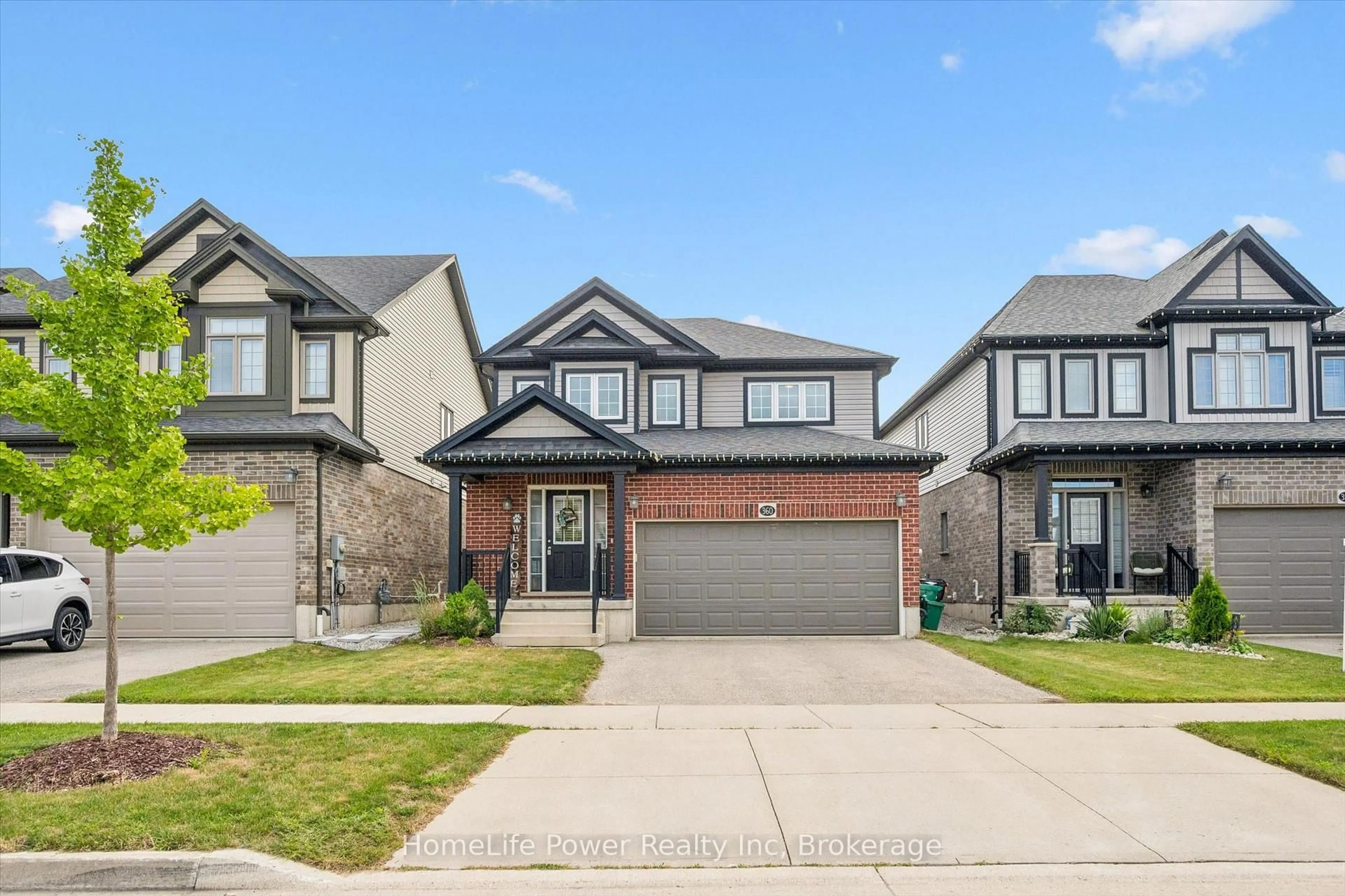 Home with brick exterior material, street for 360 Freure Dr, Cambridge Ontario N1S 0B5