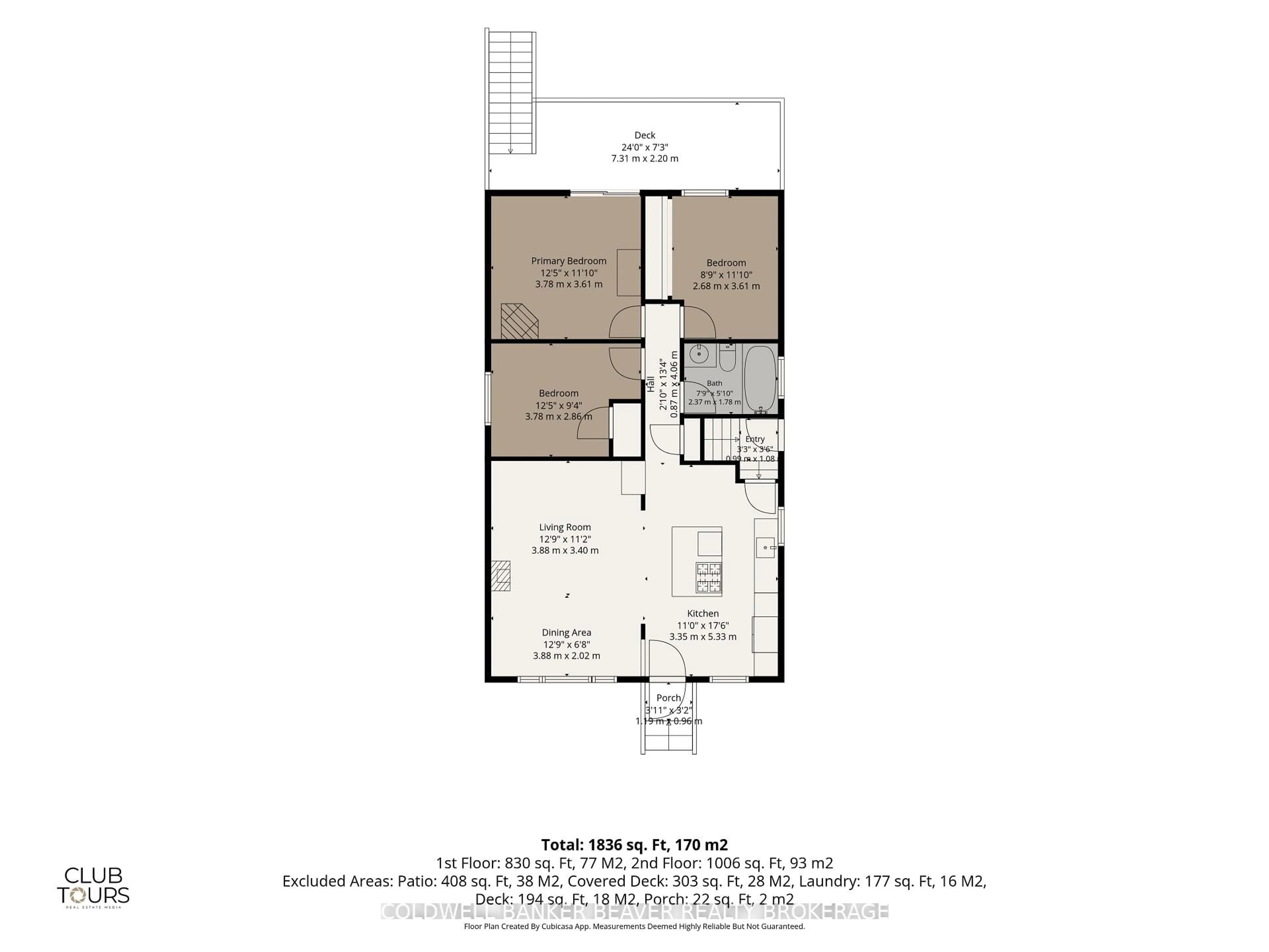 Floor plan for 172 Fairview Ave, St. Thomas Ontario N5R 4Y1