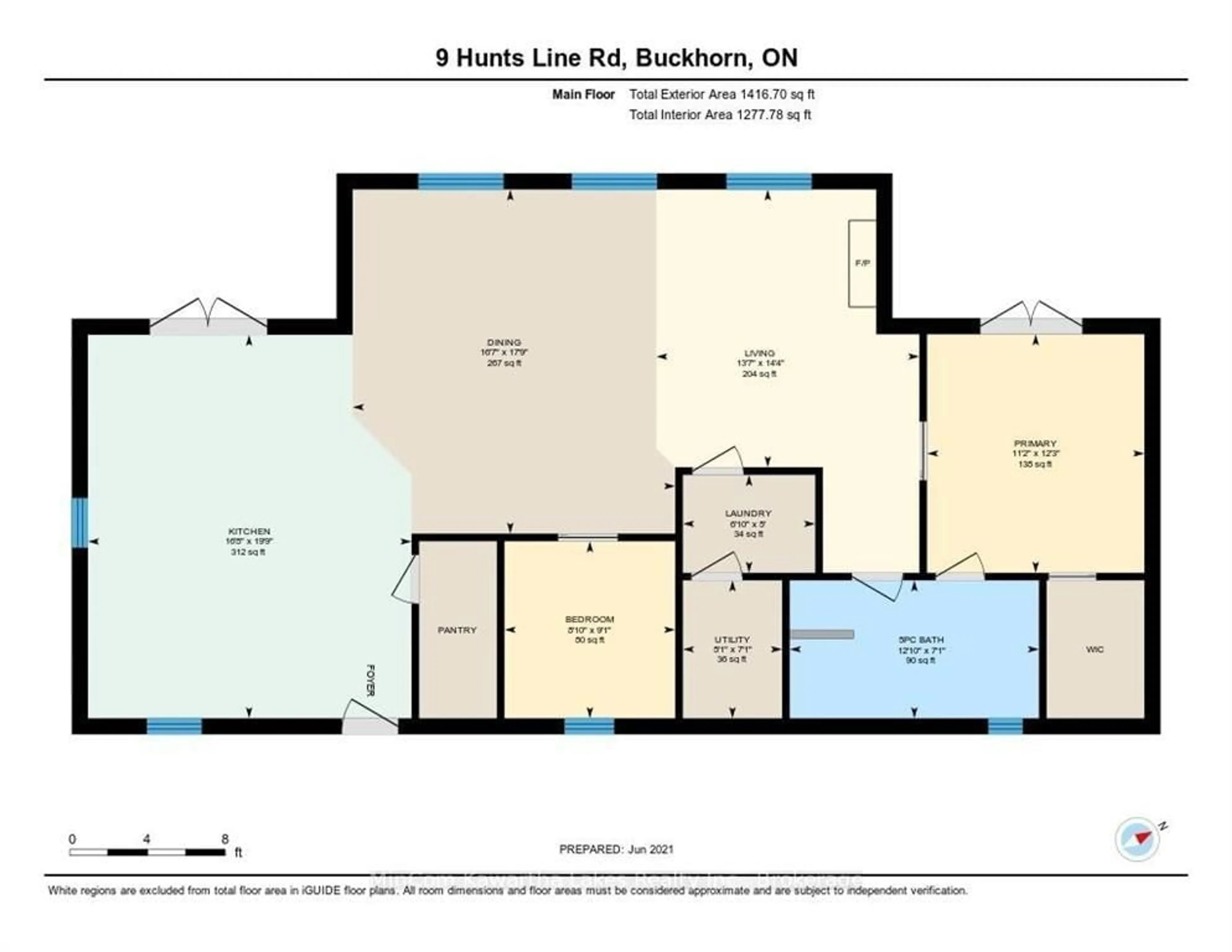 Floor plan for 9 Hunts Line Rd, Trent Lakes Ontario K0L 1J0