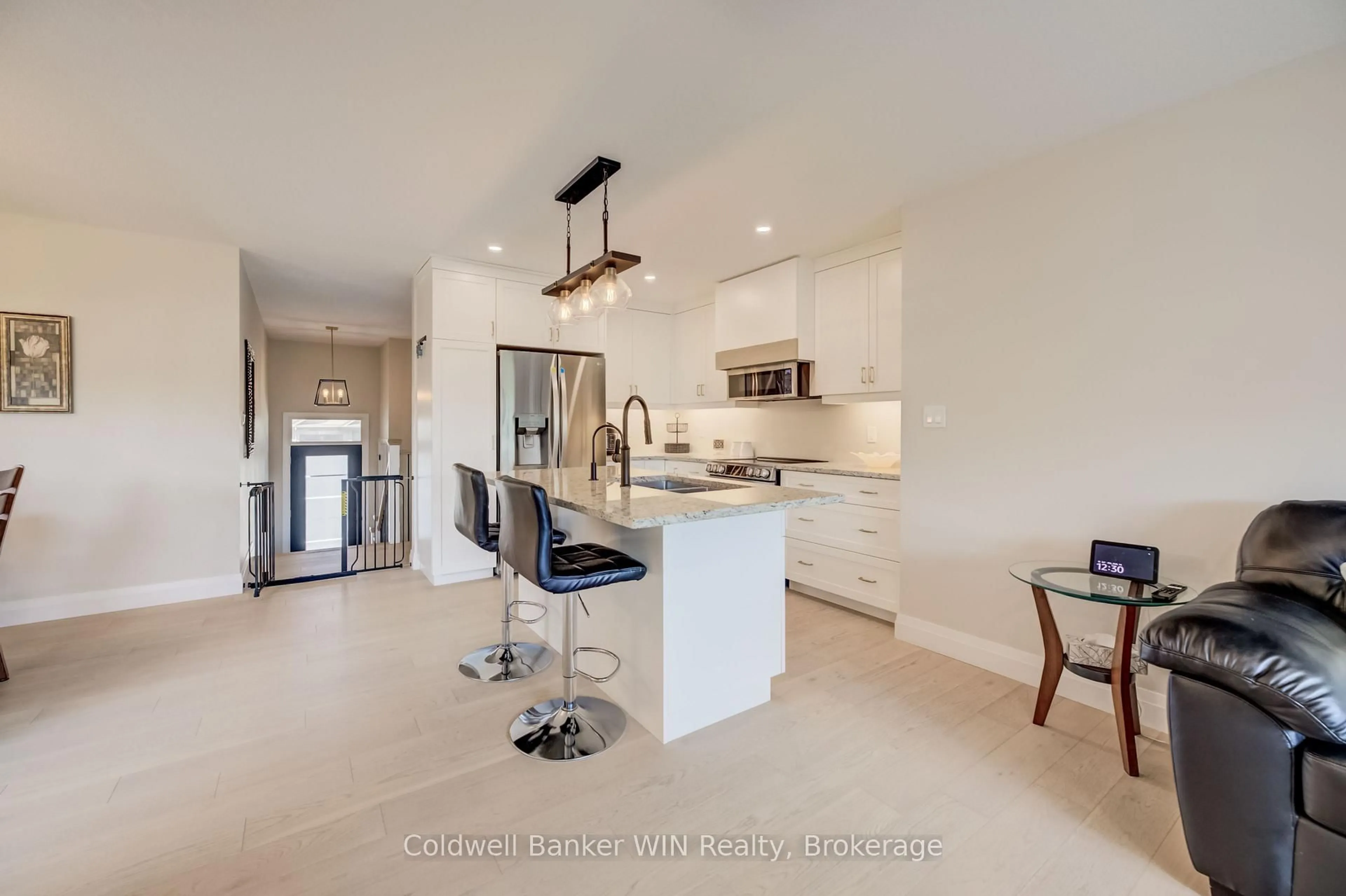 Open concept kitchen, ceramic/tile floor for 430 Wellington St, Wellington North Ontario N0G 2L4