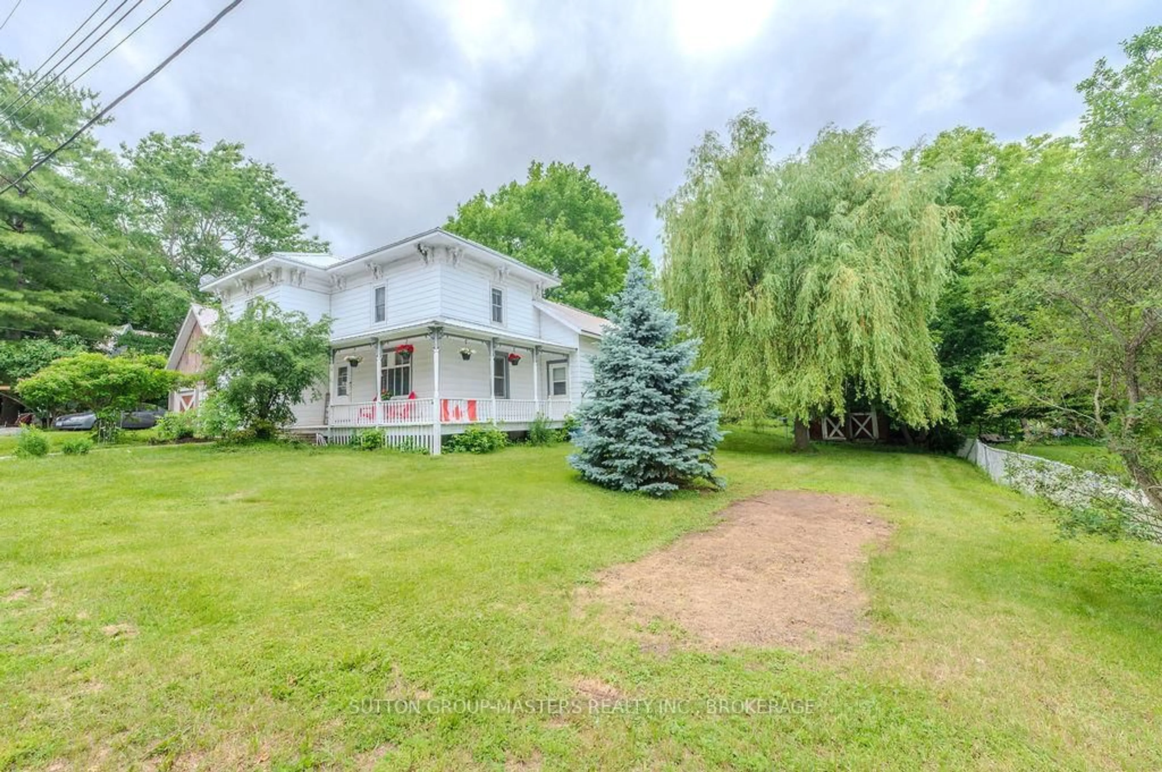 A pic from outside/outdoor area/front of a property/back of a property/a pic from drone, unknown for 27 West St, Kaladar Ontario K0K 1Z0