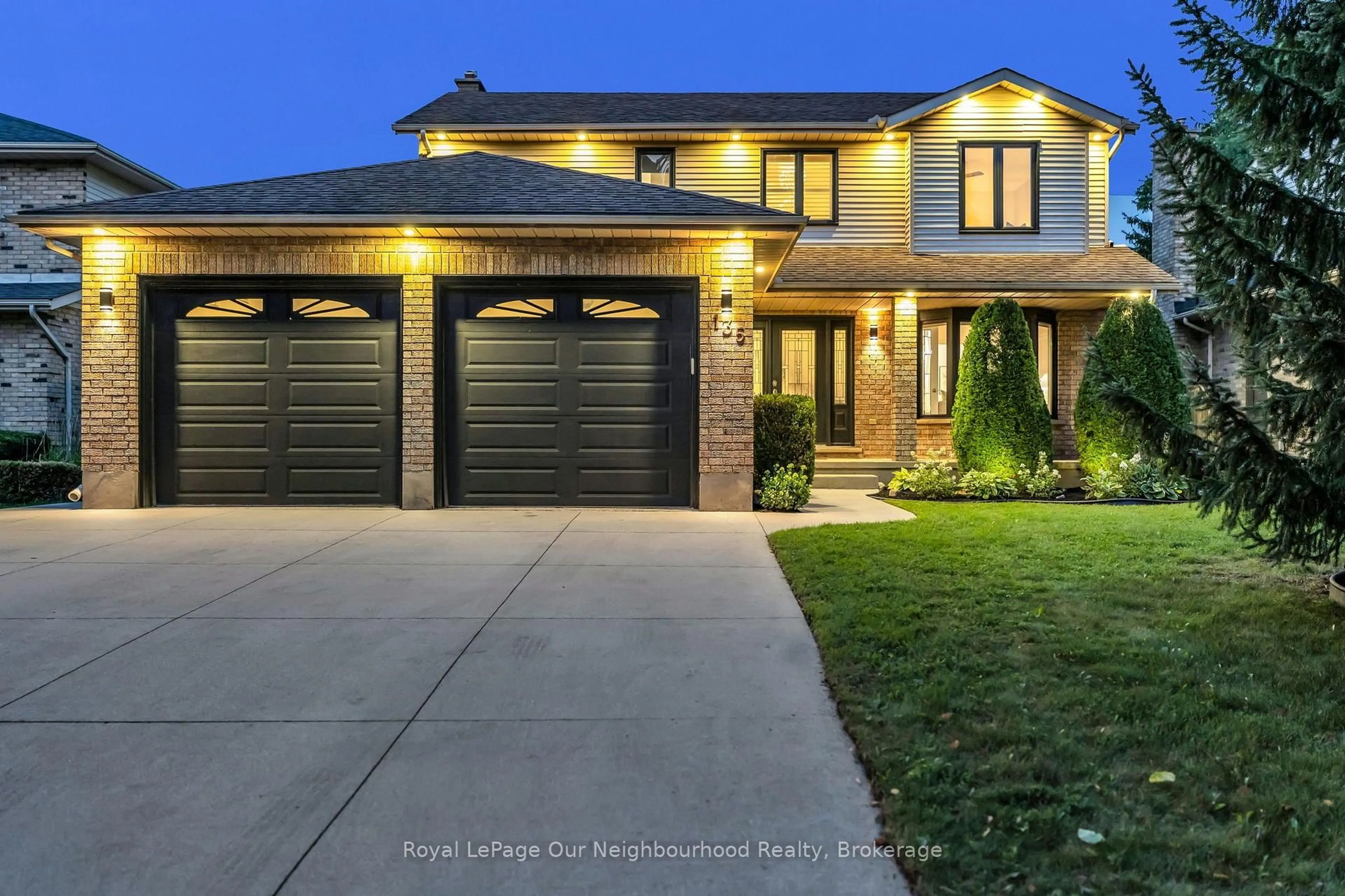 Home with brick exterior material, street for 135 Kanata Cres, London South Ontario N6J 4S1
