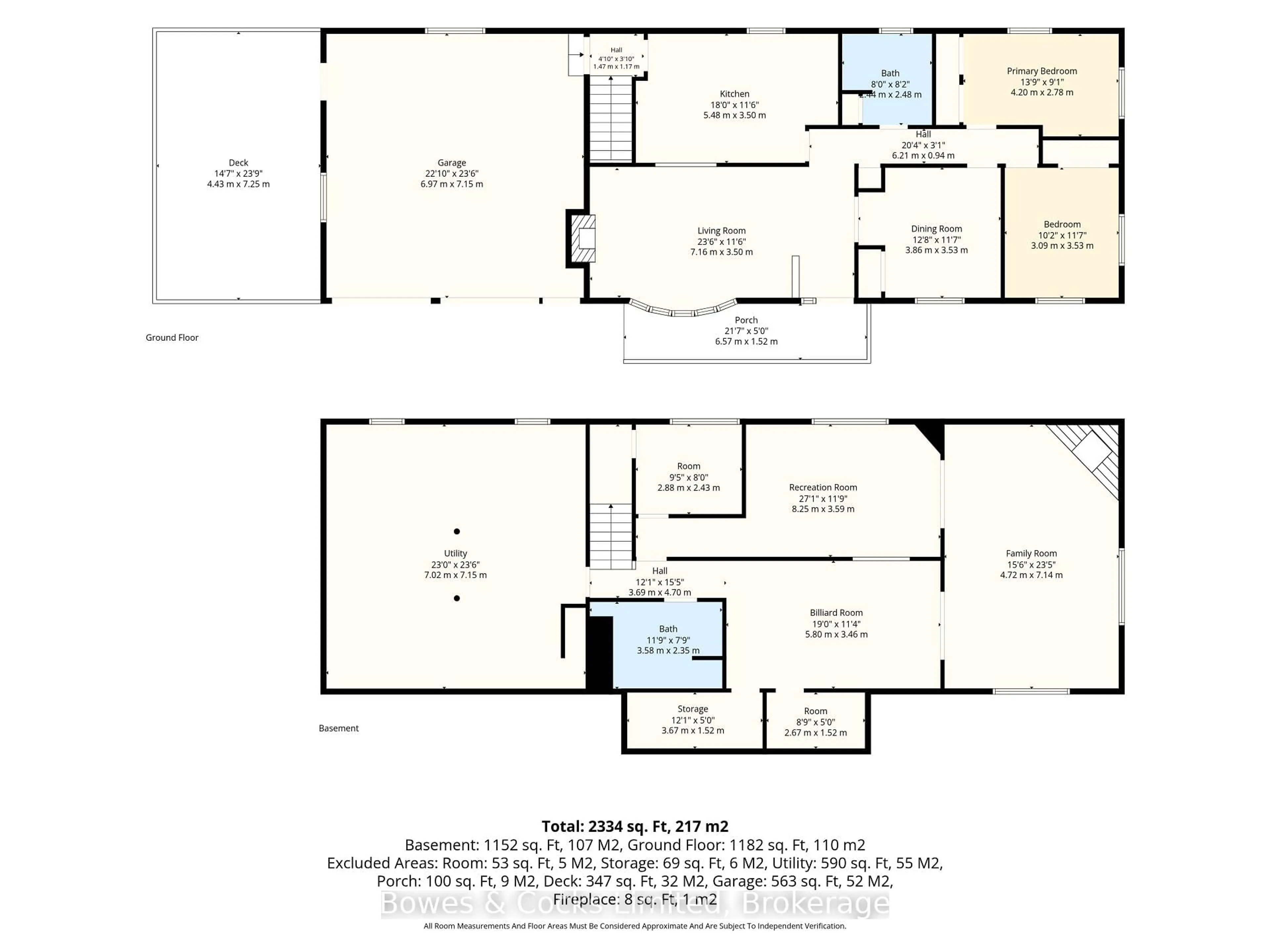 Floor plan for 687 Lundy's Lane, Peterborough Ontario K9J 4J9