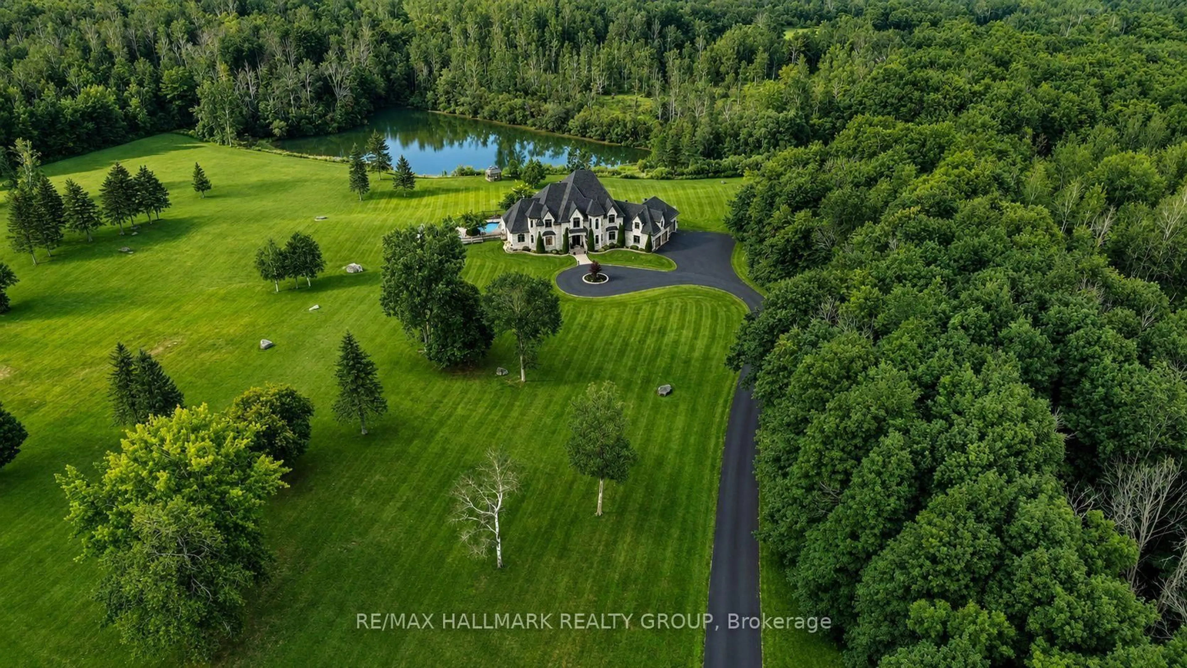 A pic from outside/outdoor area/front of a property/back of a property/a pic from drone, water/lake/river/ocean view for 1409 ABERDEEN Rd, Champlain Ontario K0B 1R0