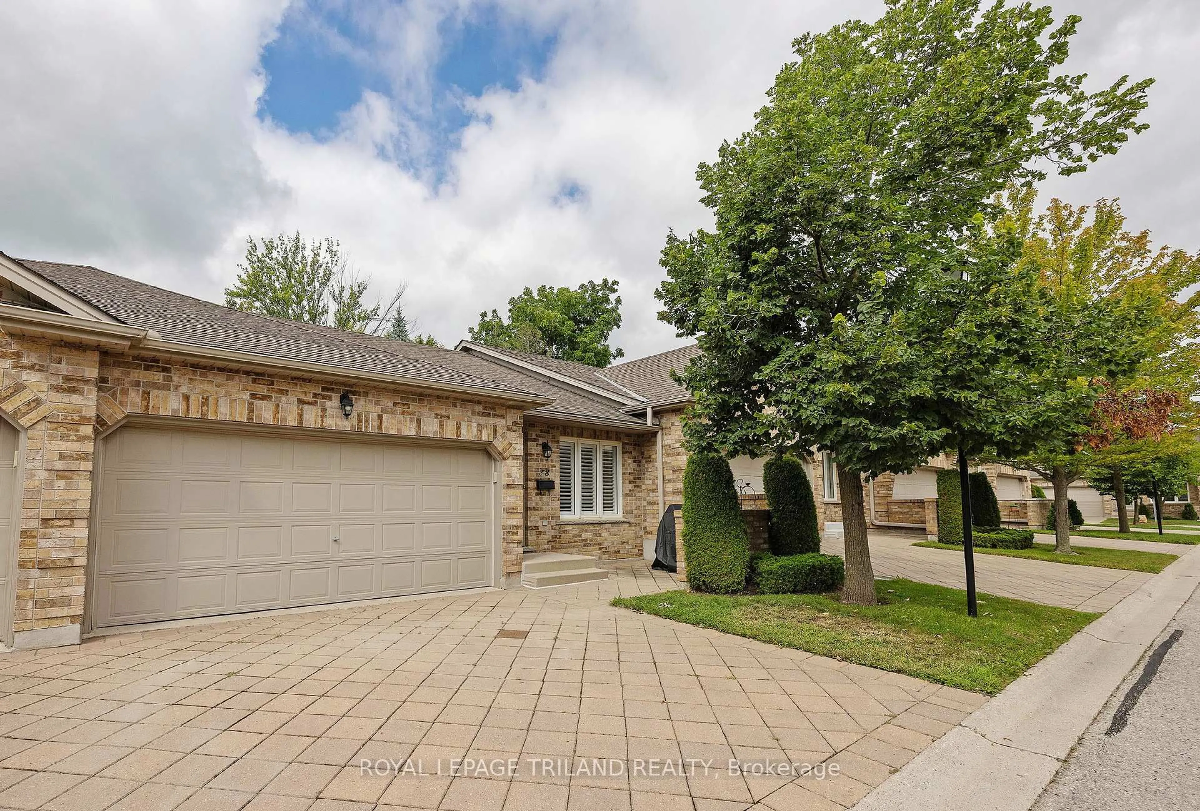 Home with brick exterior material, street for 572 Thistlewood Dr #38, London North Ontario N5X 4N6