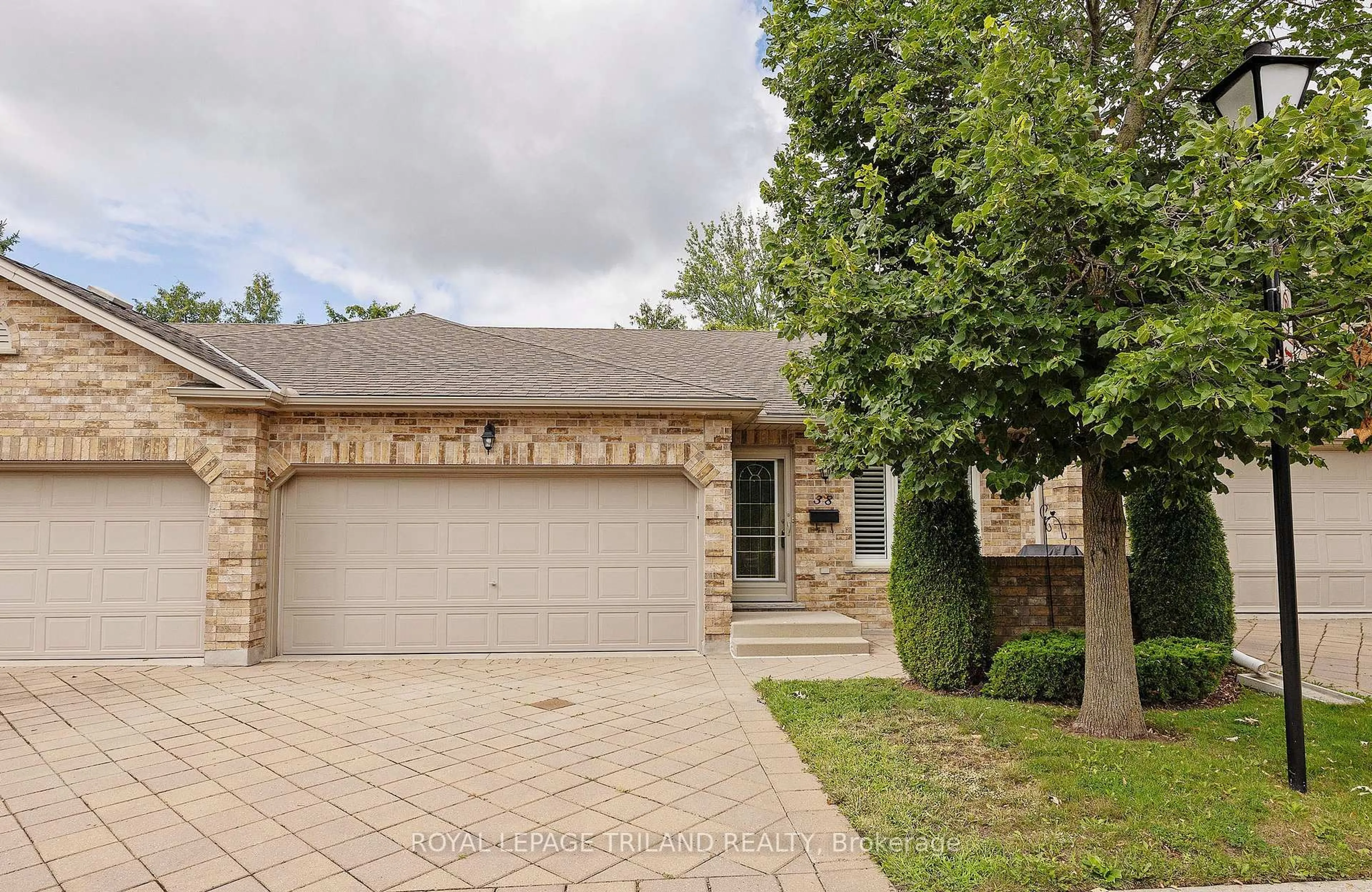 Home with brick exterior material, street for 572 Thistlewood Dr #38, London North Ontario N5X 4N6