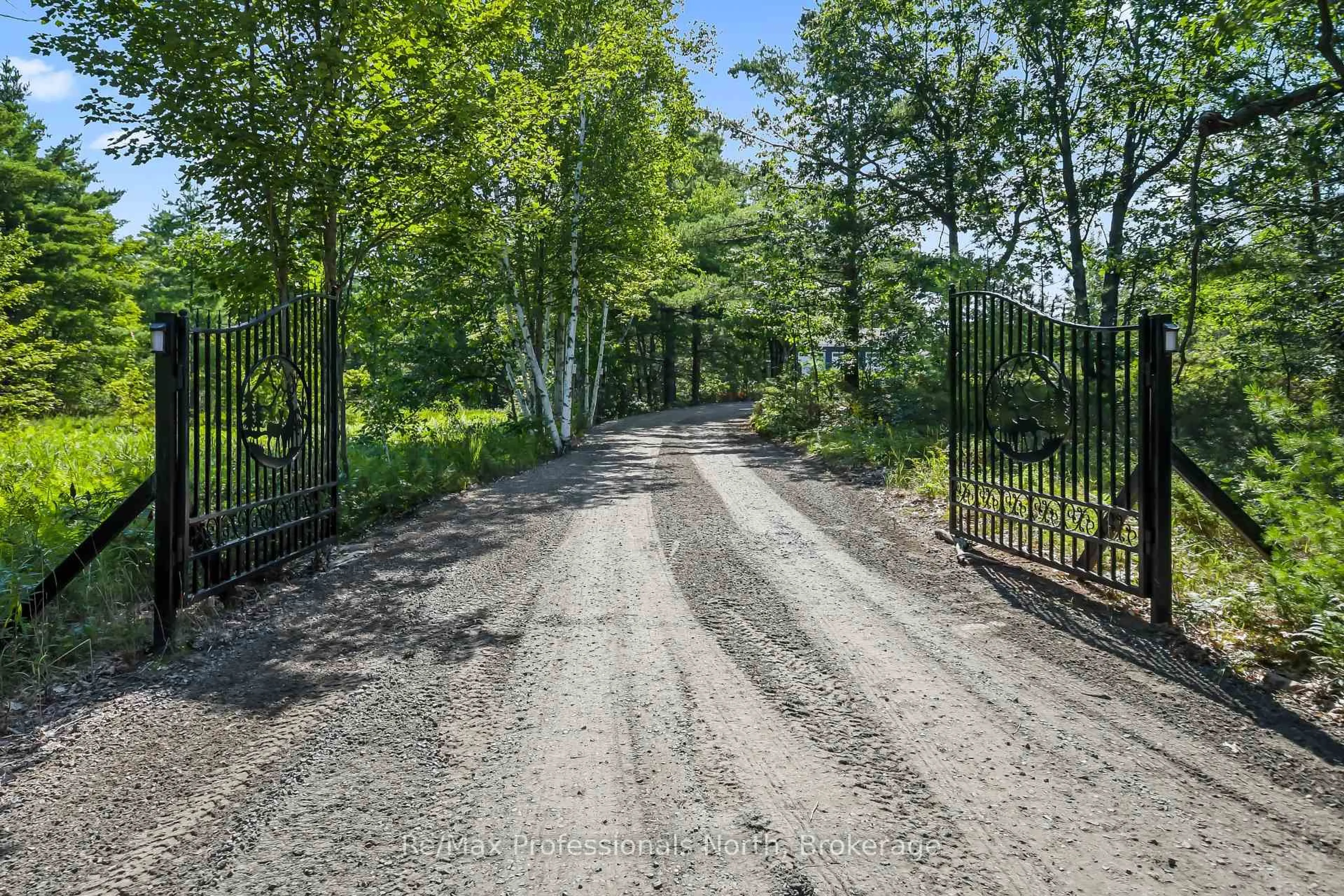 A pic from outside/outdoor area/front of a property/back of a property/a pic from drone, forest/trees view for 891 Peninsula Rd, Gravenhurst Ontario P1P 0E2
