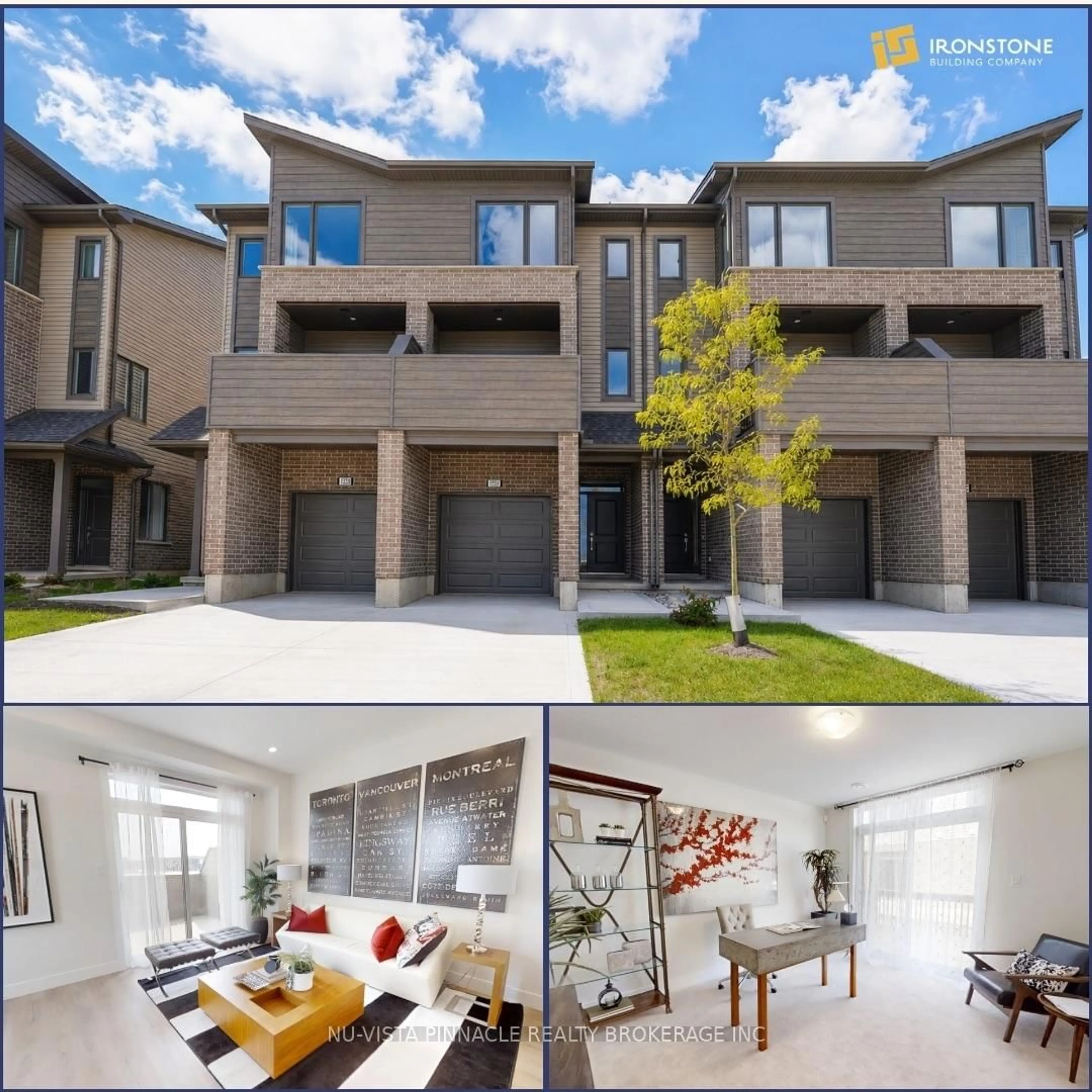 A pic from outside/outdoor area/front of a property/back of a property/a pic from drone, street for 1870 Evans Blvd #38, London South Ontario N6M 0N5