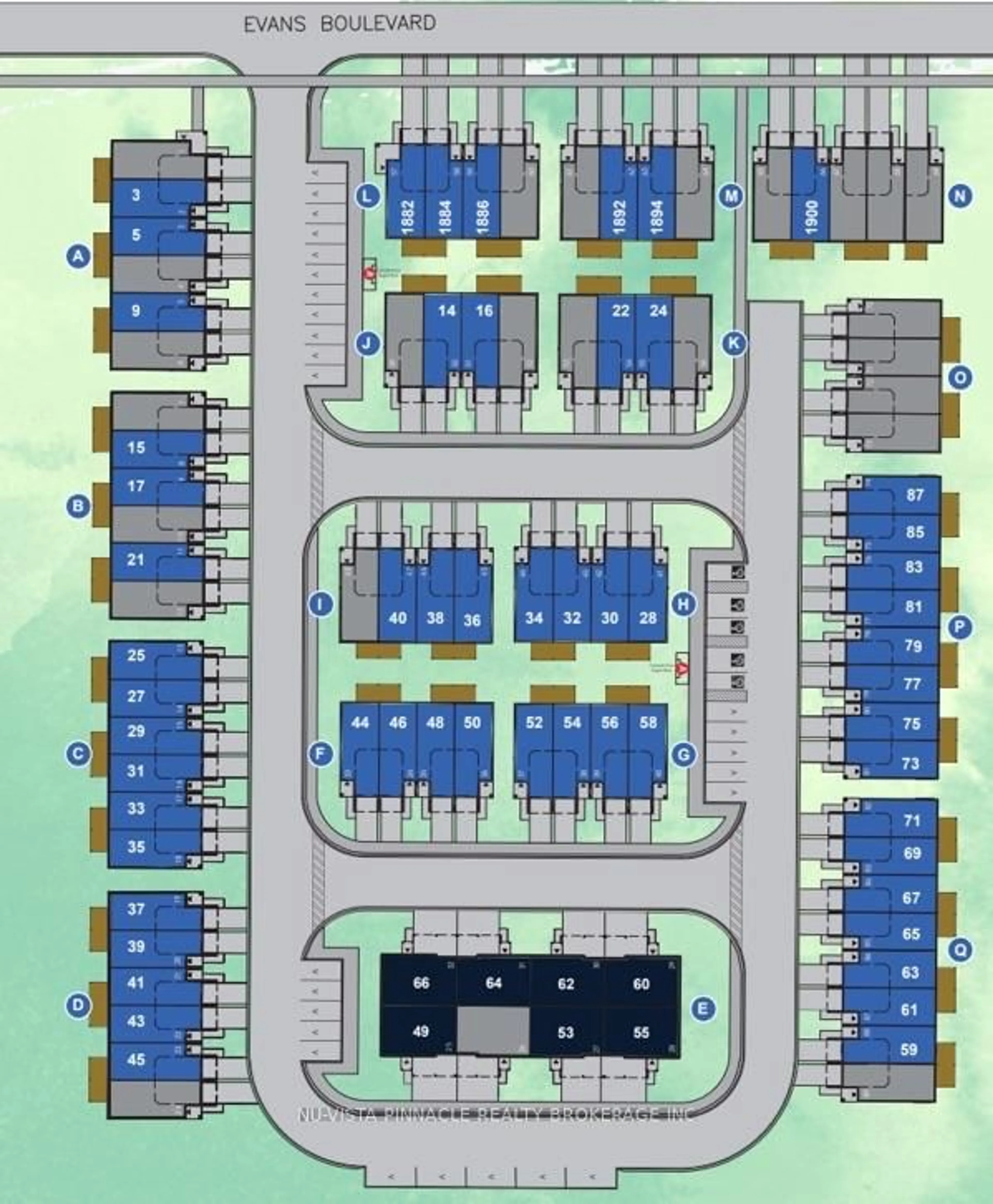 Floor plan for 1870 Evans Blvd #38, London South Ontario N6M 0N5