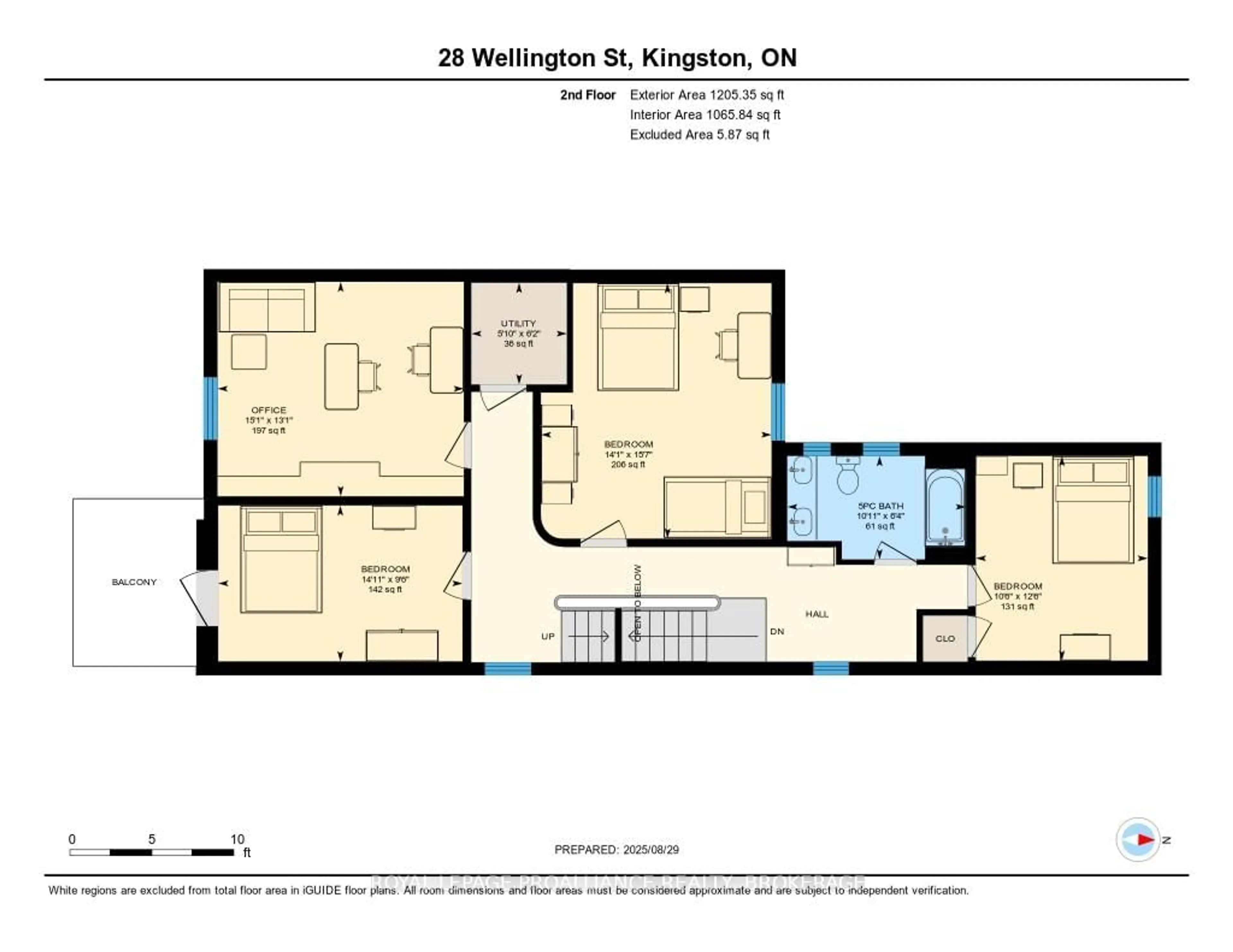 Floor plan for 28 Wellington St, Kingston Ontario K7L 3C1