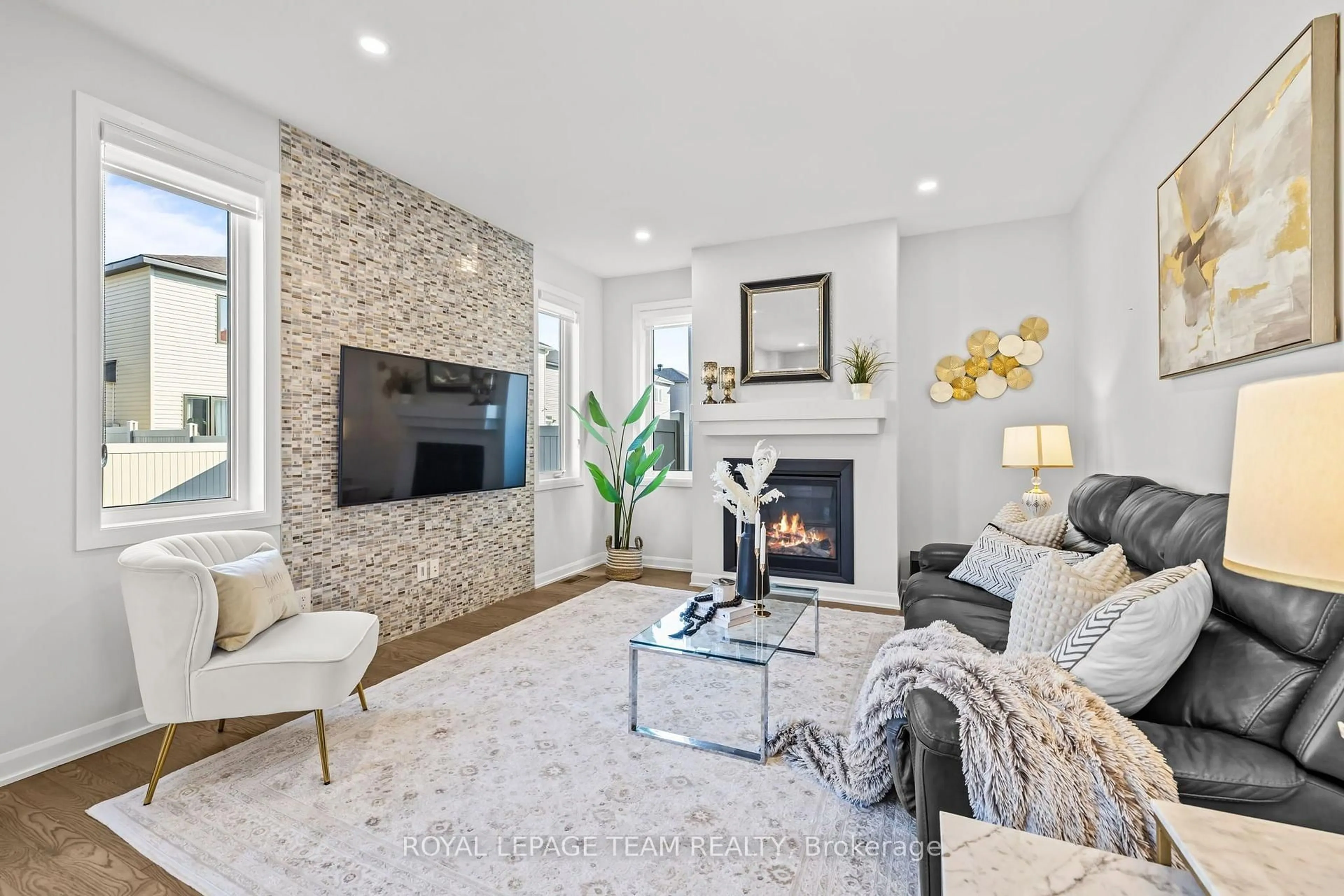 Living room with furniture, unknown for 70 Ralph Erfle Way, Ottawa Ontario K2J 6V5