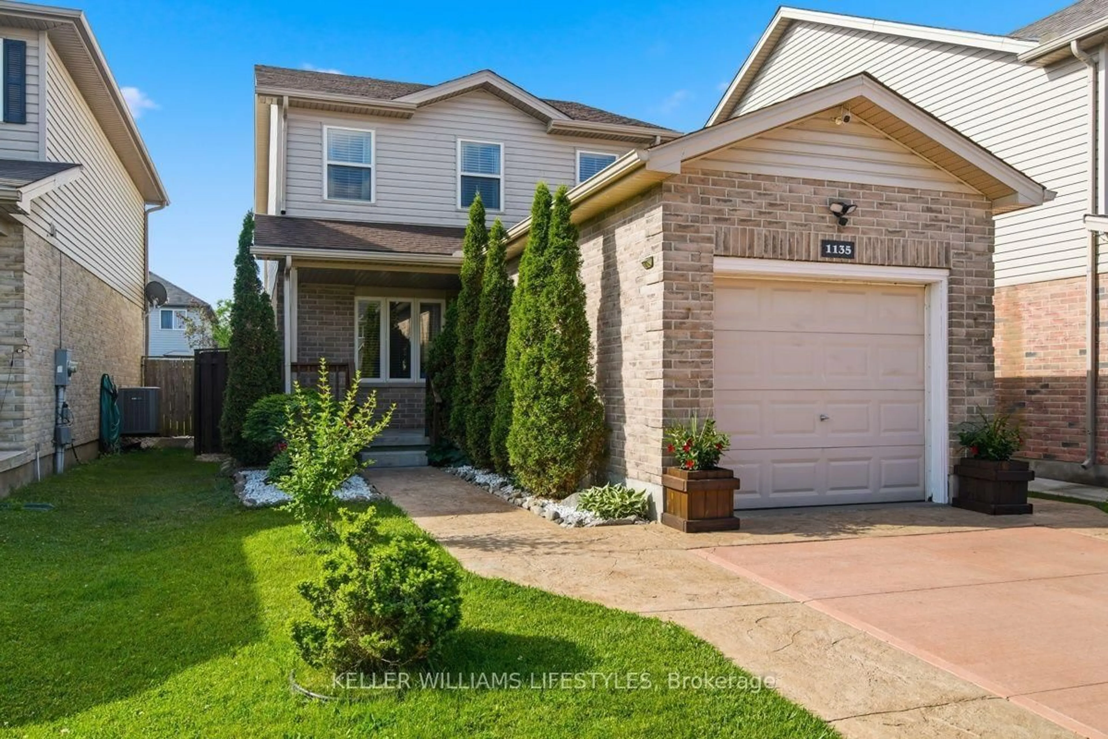 Home with brick exterior material, street for 1135 Kimball Cres, London North Ontario N6G 0A8