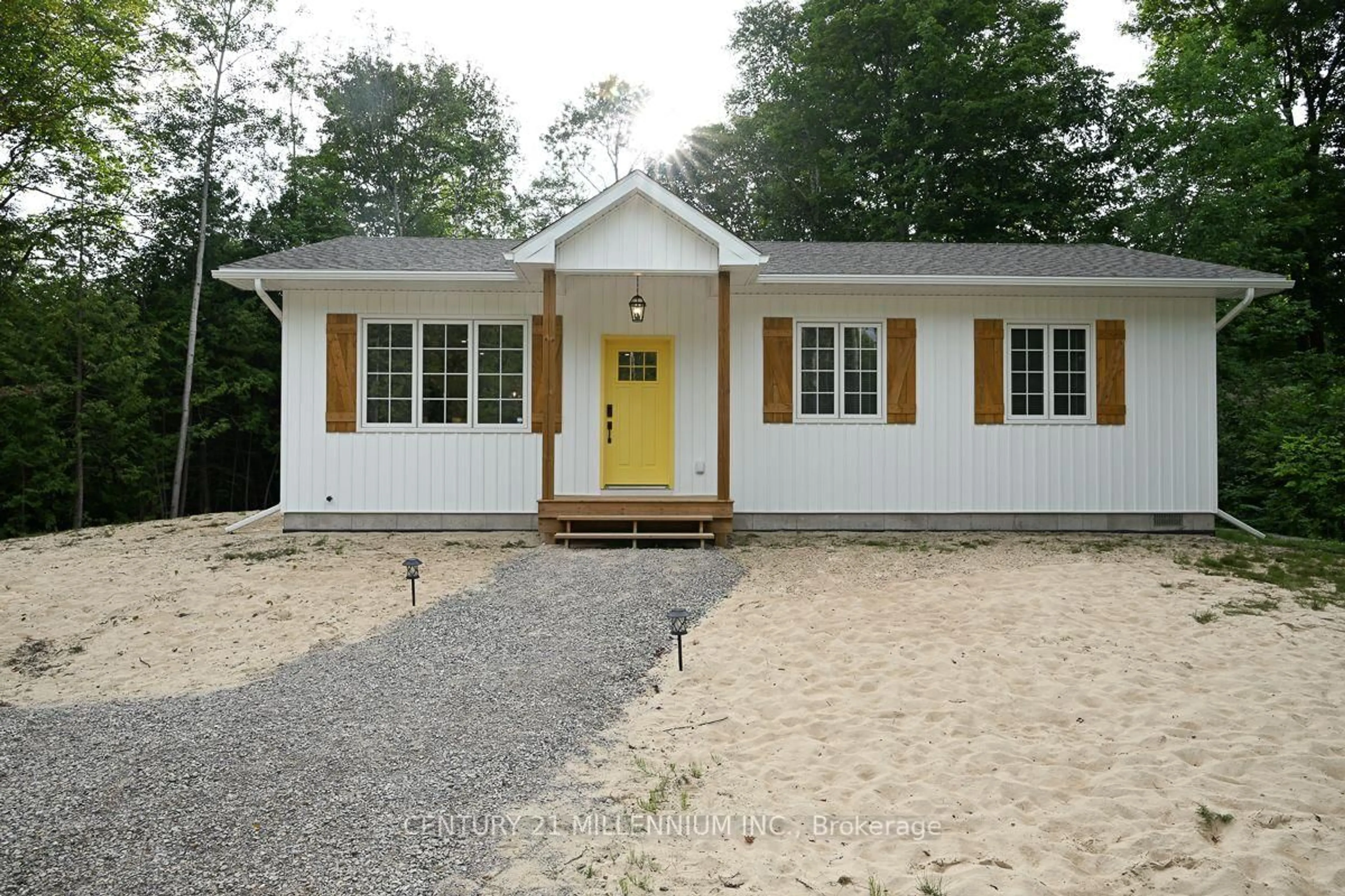 Home with vinyl exterior material, street for 34 Rolling Hills Dr, South Bruce Peninsula Ontario N0H 2T0