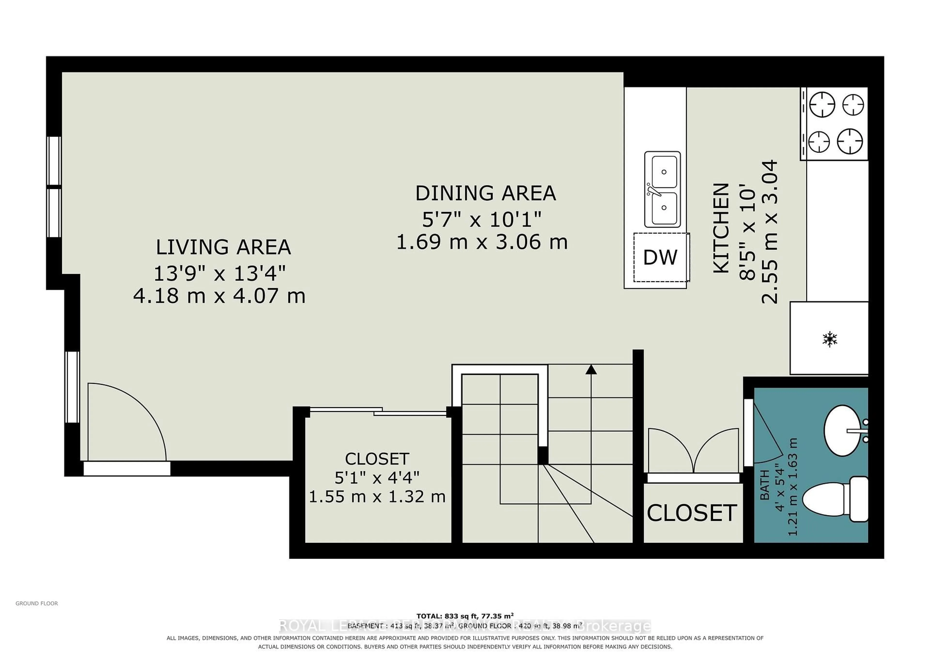 Floor plan for 269A Titanium Private, Ottawa Ontario K1C 0A5
