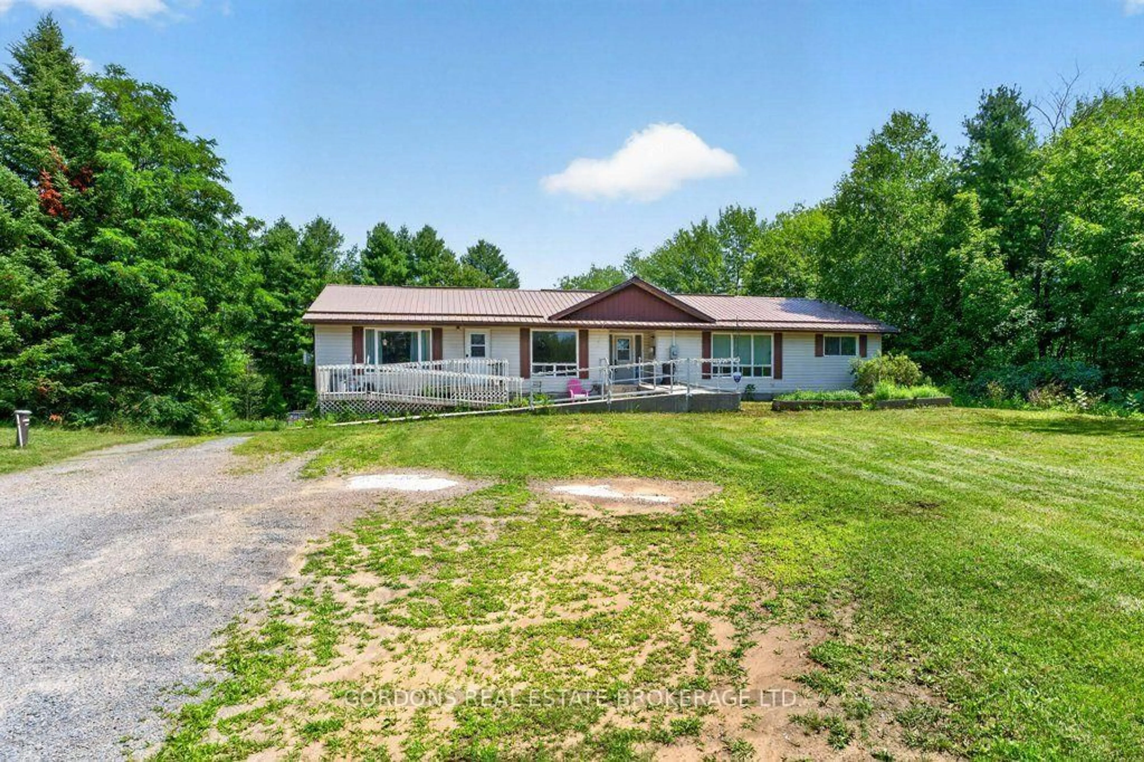 A pic from outside/outdoor area/front of a property/back of a property/a pic from drone, unknown for 11703 Highway 41, Kaladar Ontario K0H 1Z0