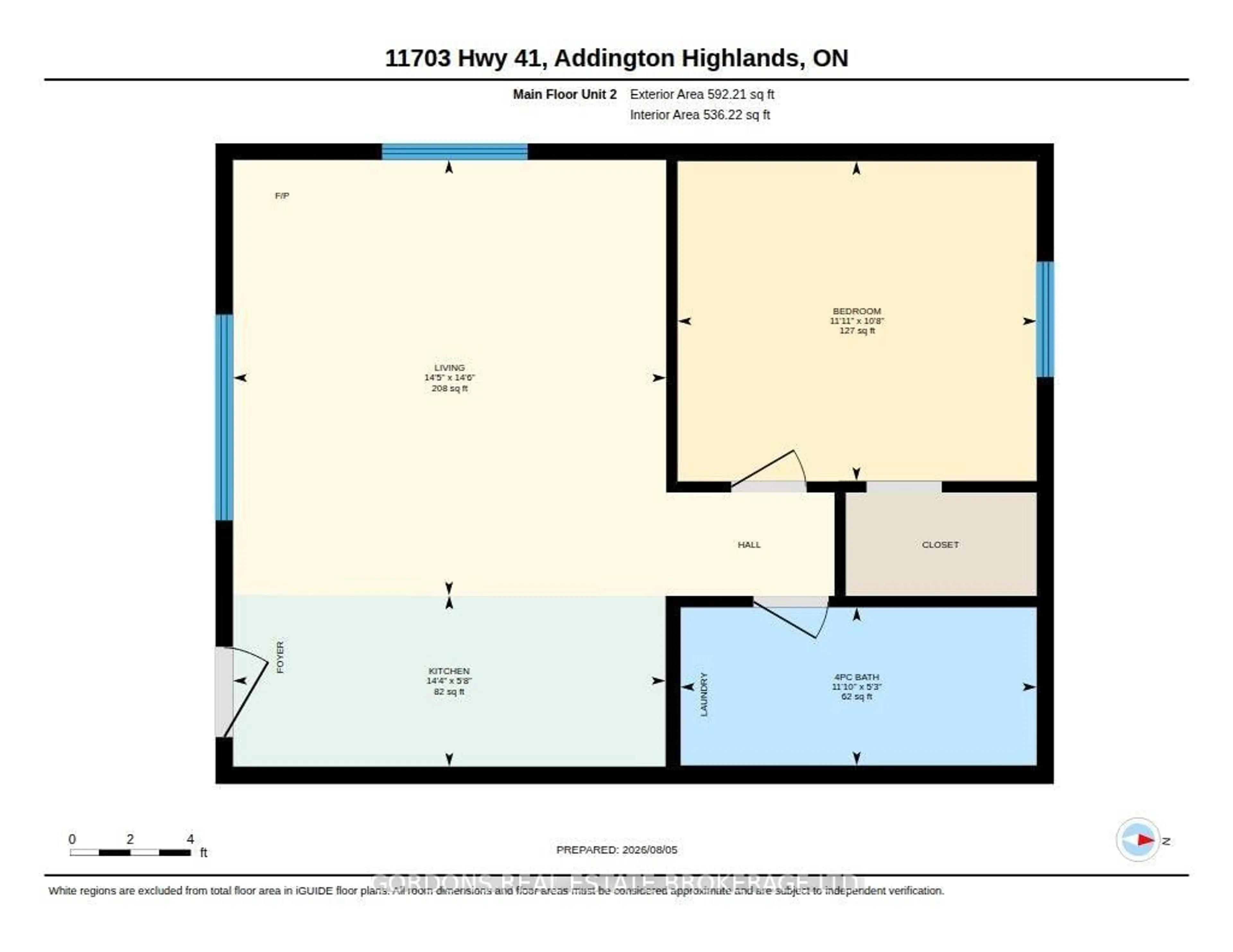 Floor plan for 11703 Highway 41, Kaladar Ontario K0H 1Z0