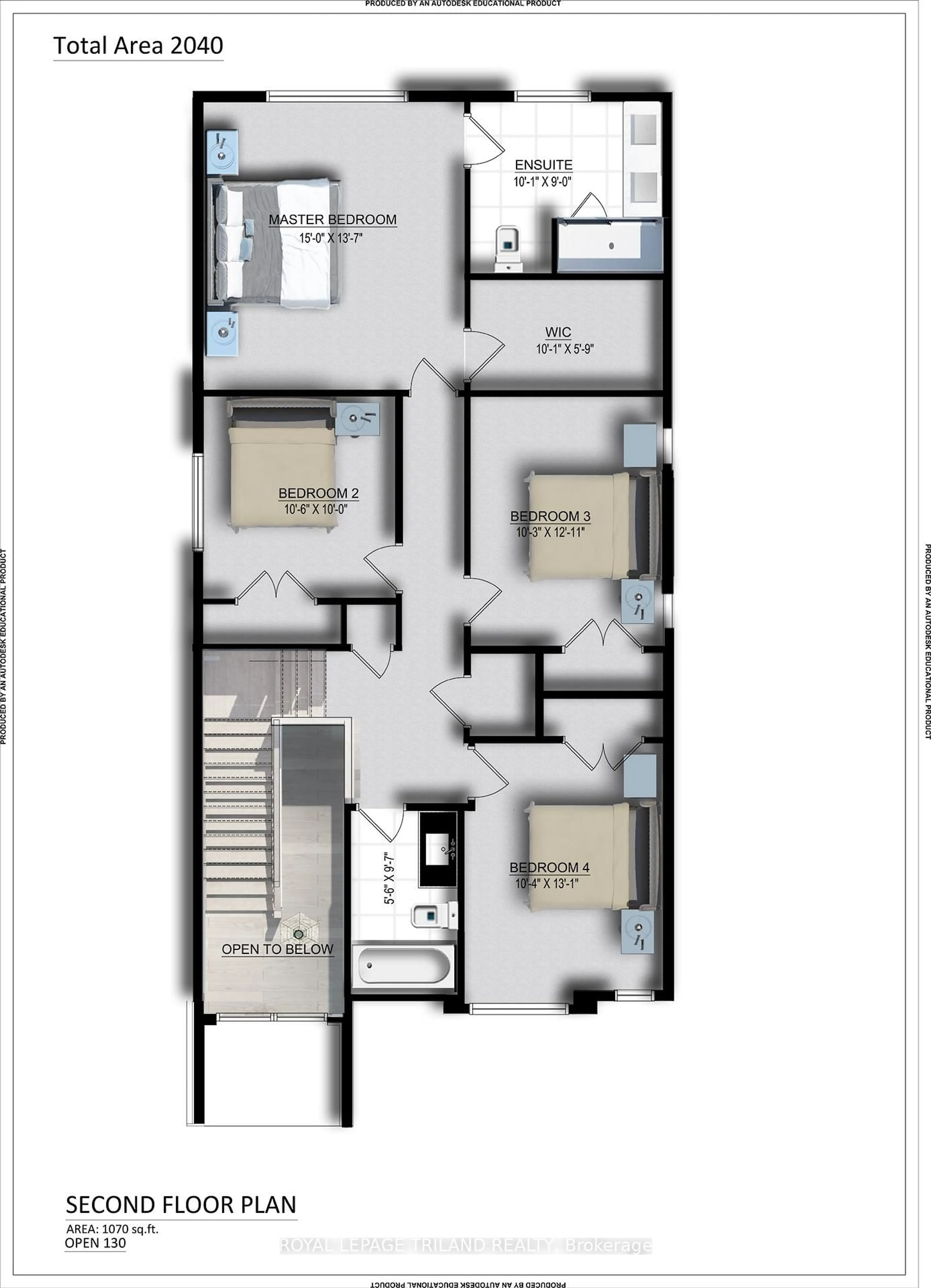 Floor plan for 6323 Royal Magnolia Ave, London South Ontario N6P 0K2