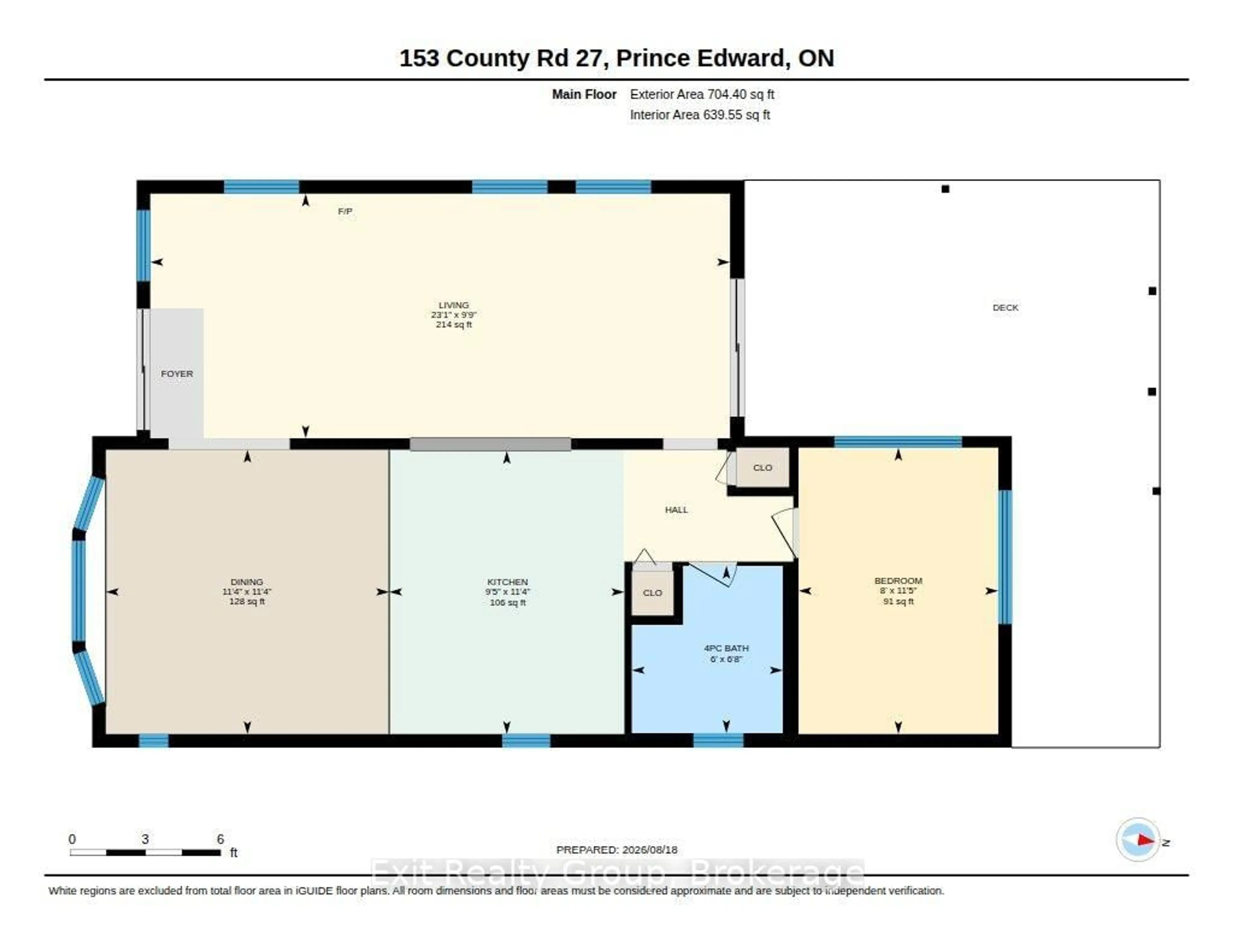 Floor plan for 153 County Road 27 #C5, Prince Edward County Ontario K0K 1T0