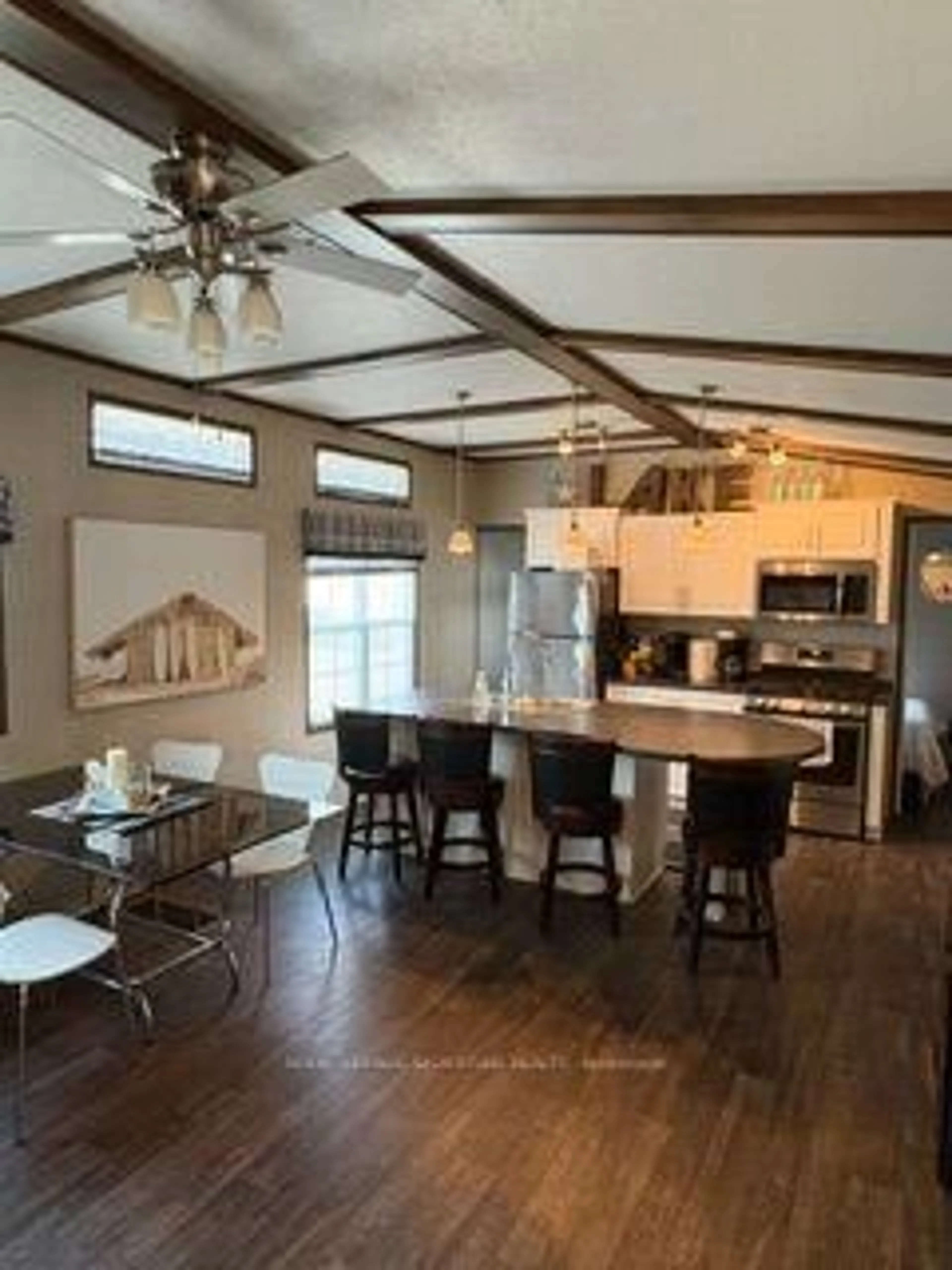 Open concept kitchen, wood/laminate floor for 99 Forest Grve, Port Colborne Ontario L0S 1R0