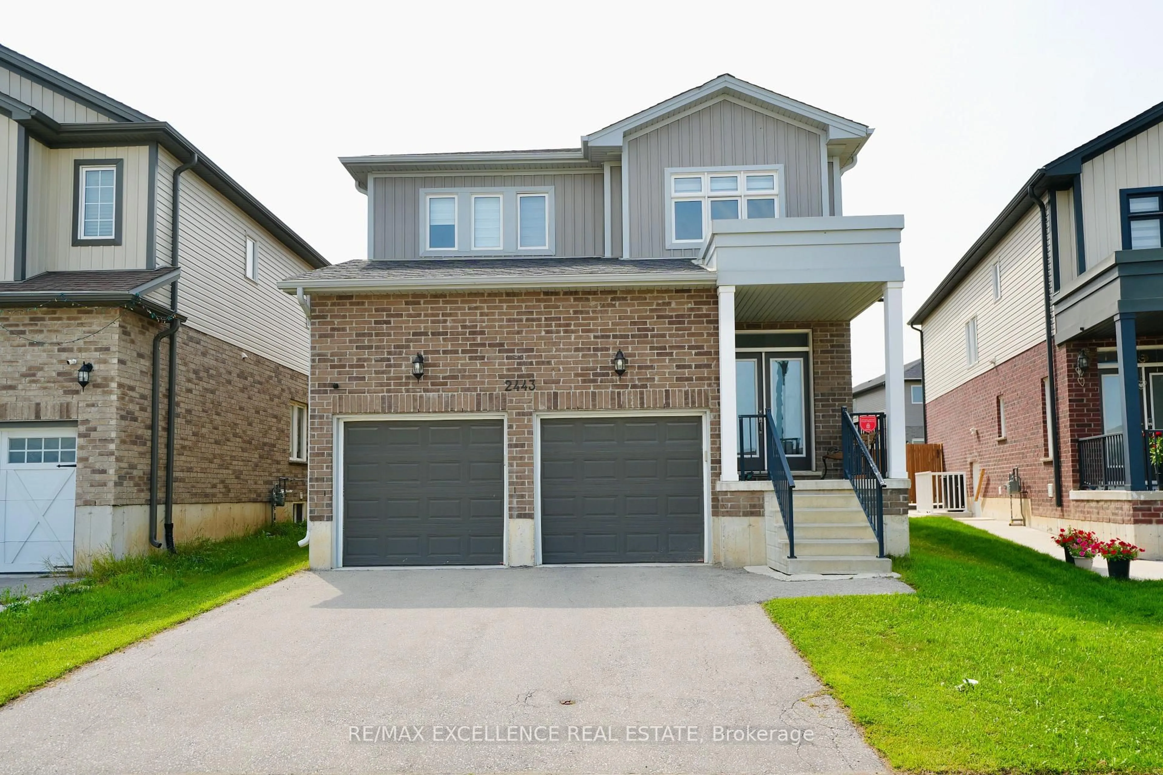 Home with brick exterior material, street for 2443 Bennett Cross, London South Ontario N6M 0G6