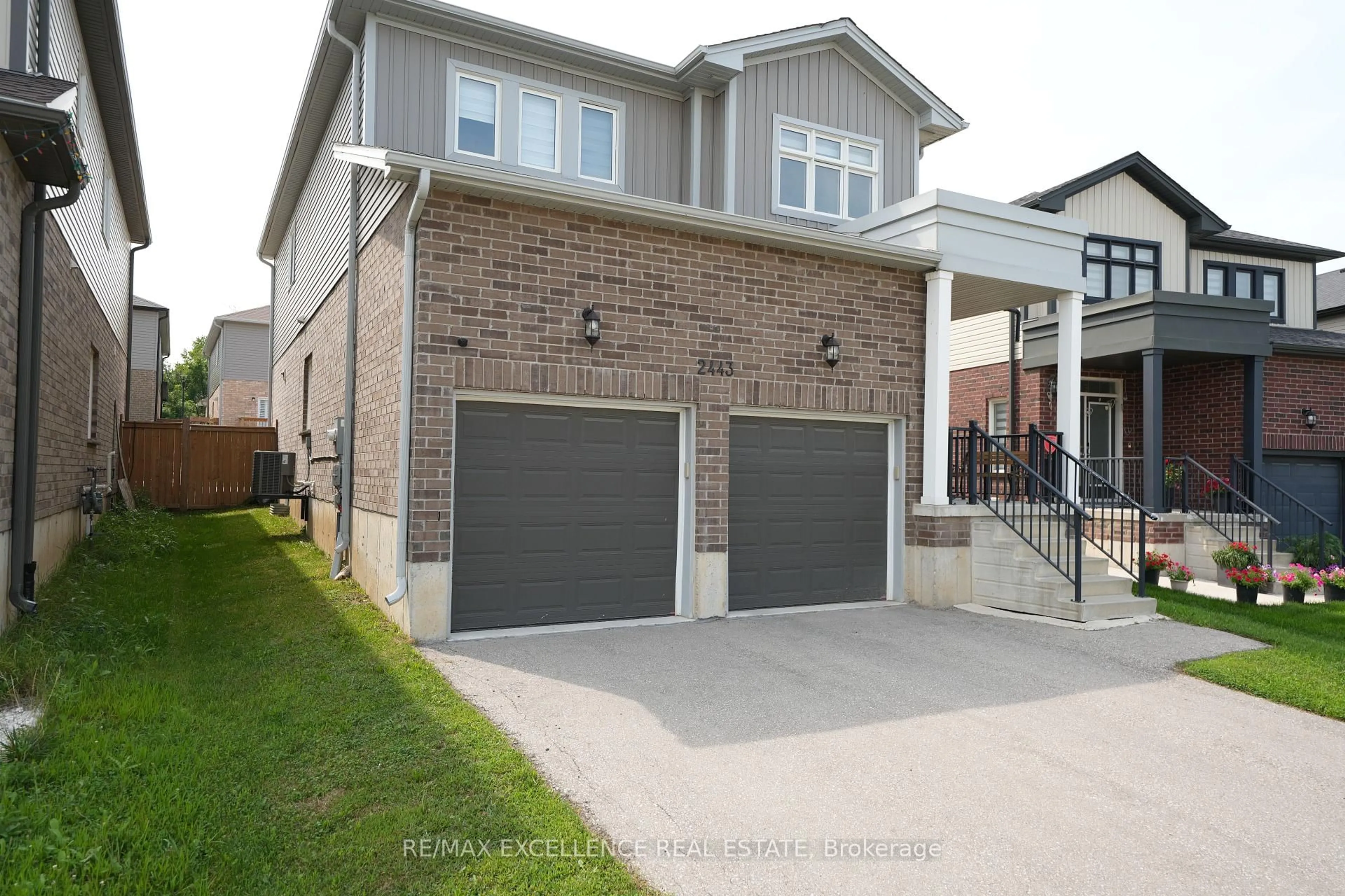 Home with brick exterior material, street for 2443 Bennett Cross, London South Ontario N6M 0G6