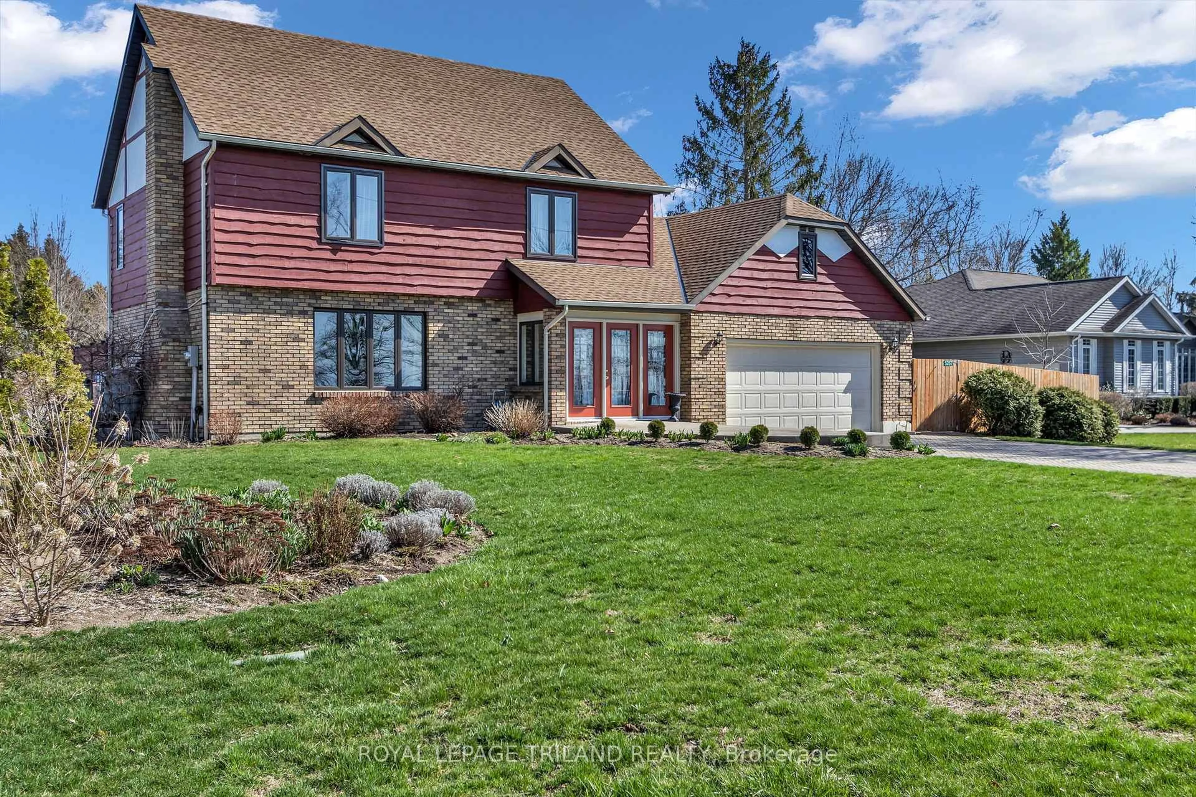 Home with brick exterior material, street for 5257 Cliff Rd, Lambton Shores Ontario N0N 1J7