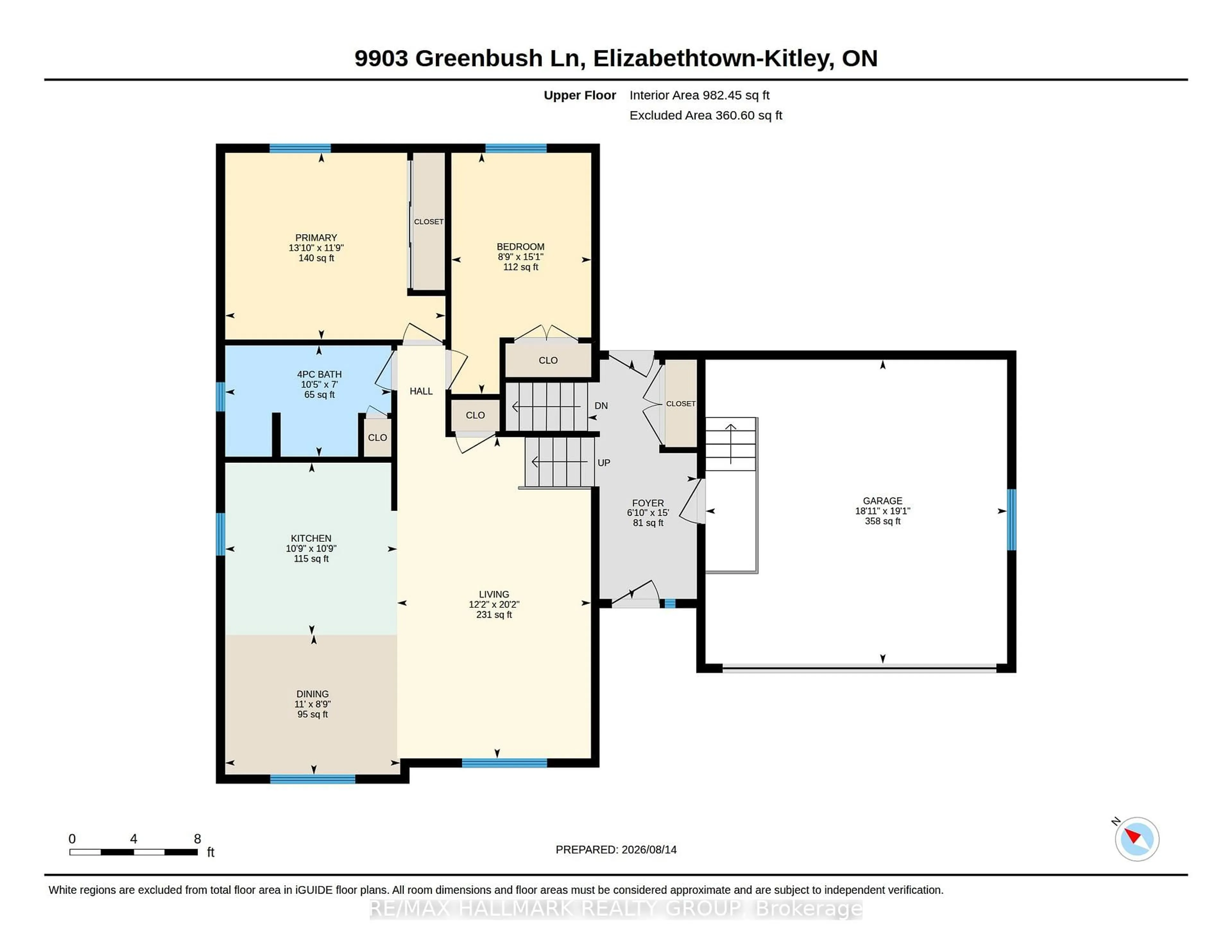 Floor plan for 9303 Greenbush Lane, Elizabethtown-Kitley Ontario K0E 1A0