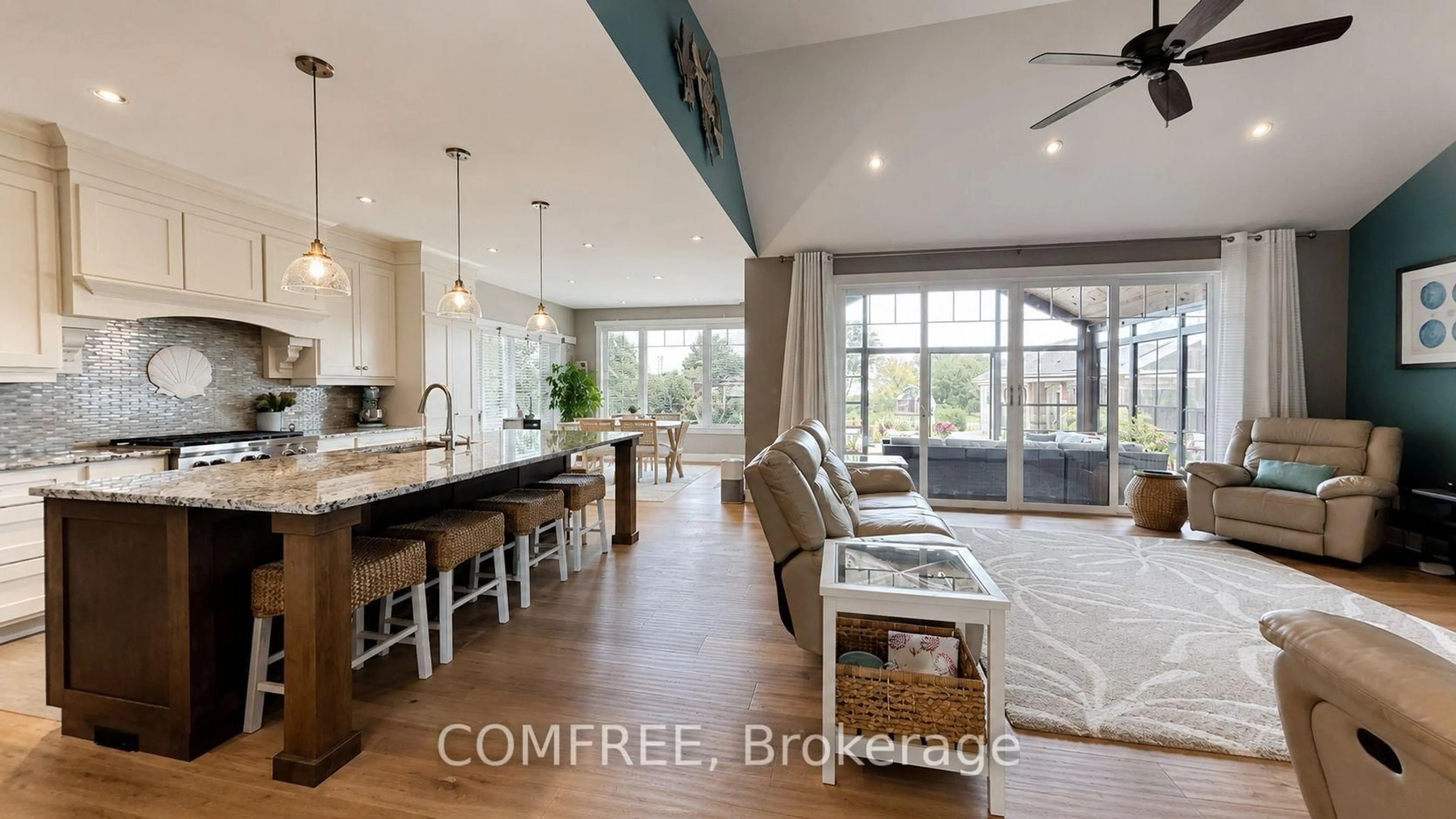 Open concept kitchen, unknown for 663 County 2 Rd, Lakeshore Ontario N8L 1K3