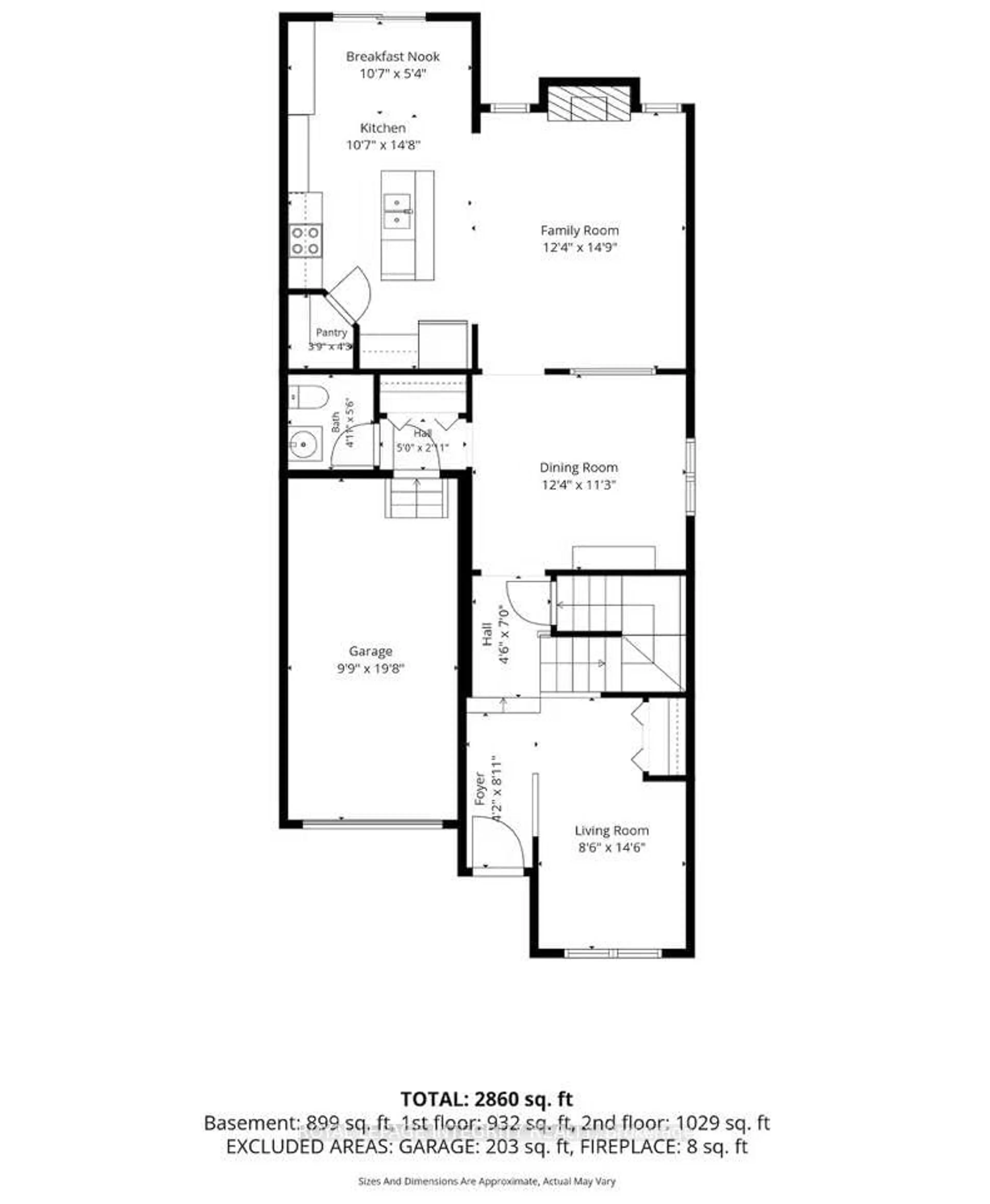 Floor plan for 355 Celtic Ridge Cres, Ottawa Ontario K2W 0B6