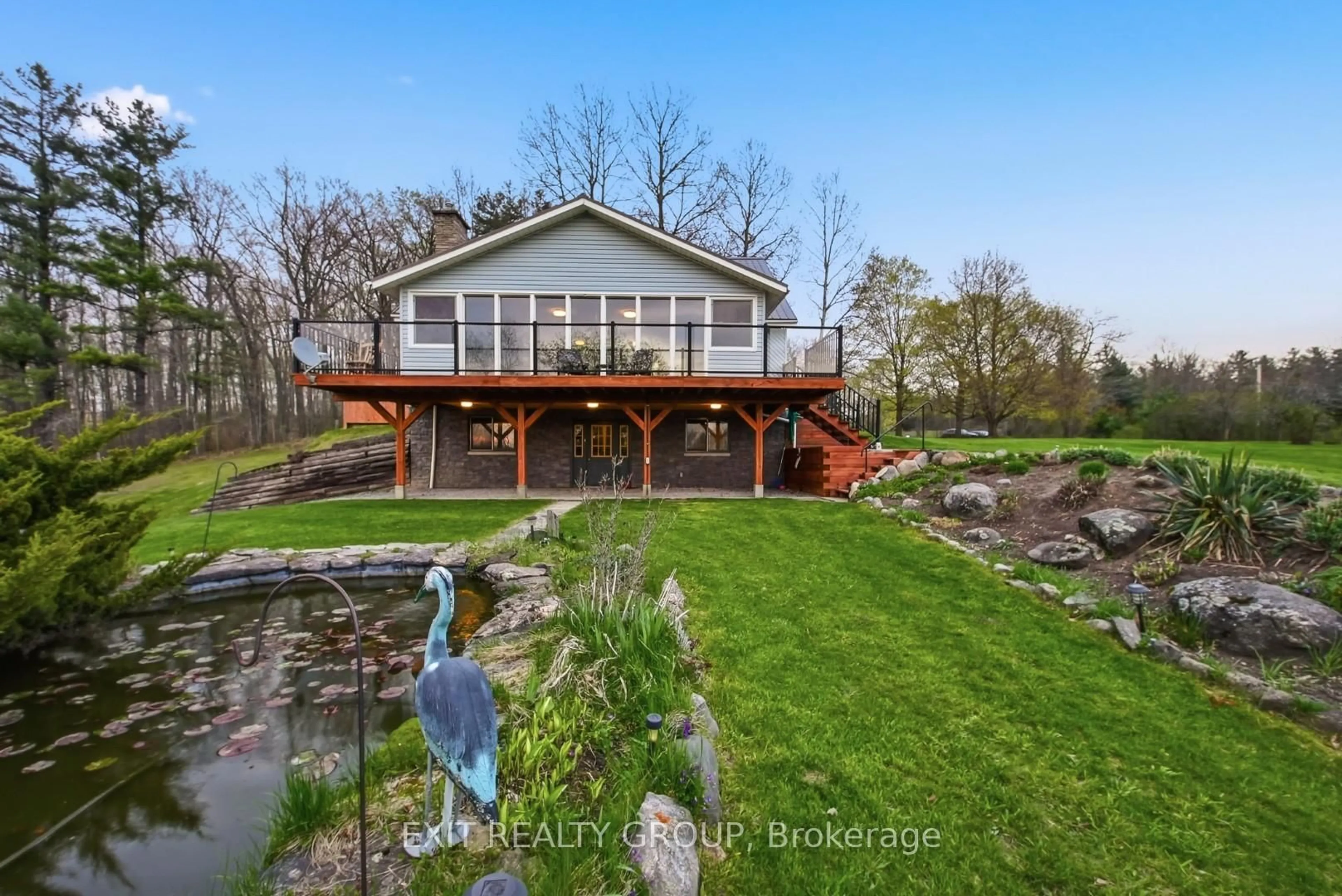 A pic from outside/outdoor area/front of a property/back of a property/a pic from drone, water/lake/river/ocean view for 291 Tuftsville Rd, Stirling Ontario K0K 3E0