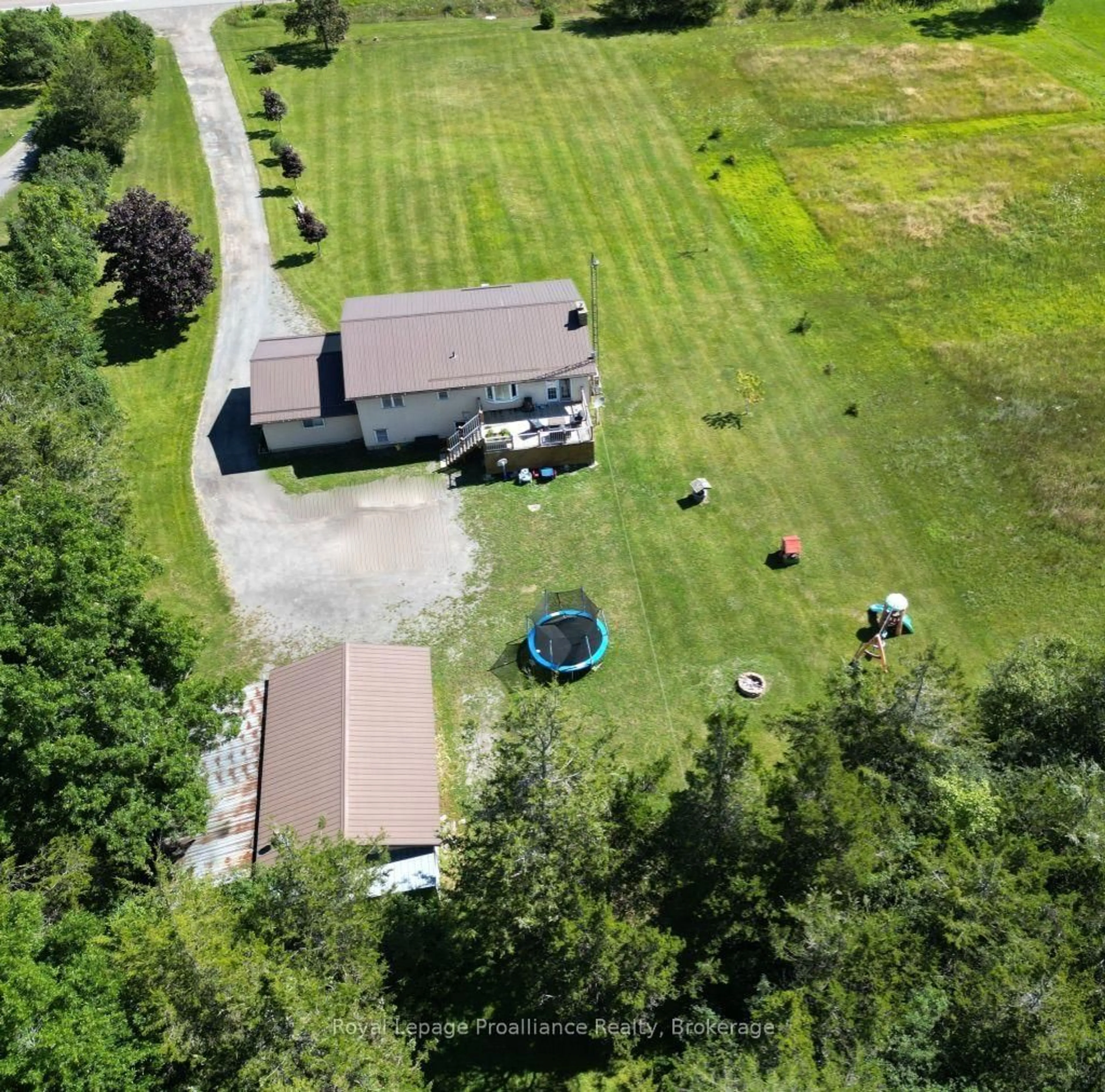A pic from outside/outdoor area/front of a property/back of a property/a pic from drone, building for 2631 62 Highway, Prince Edward County Ontario K0K 1G0