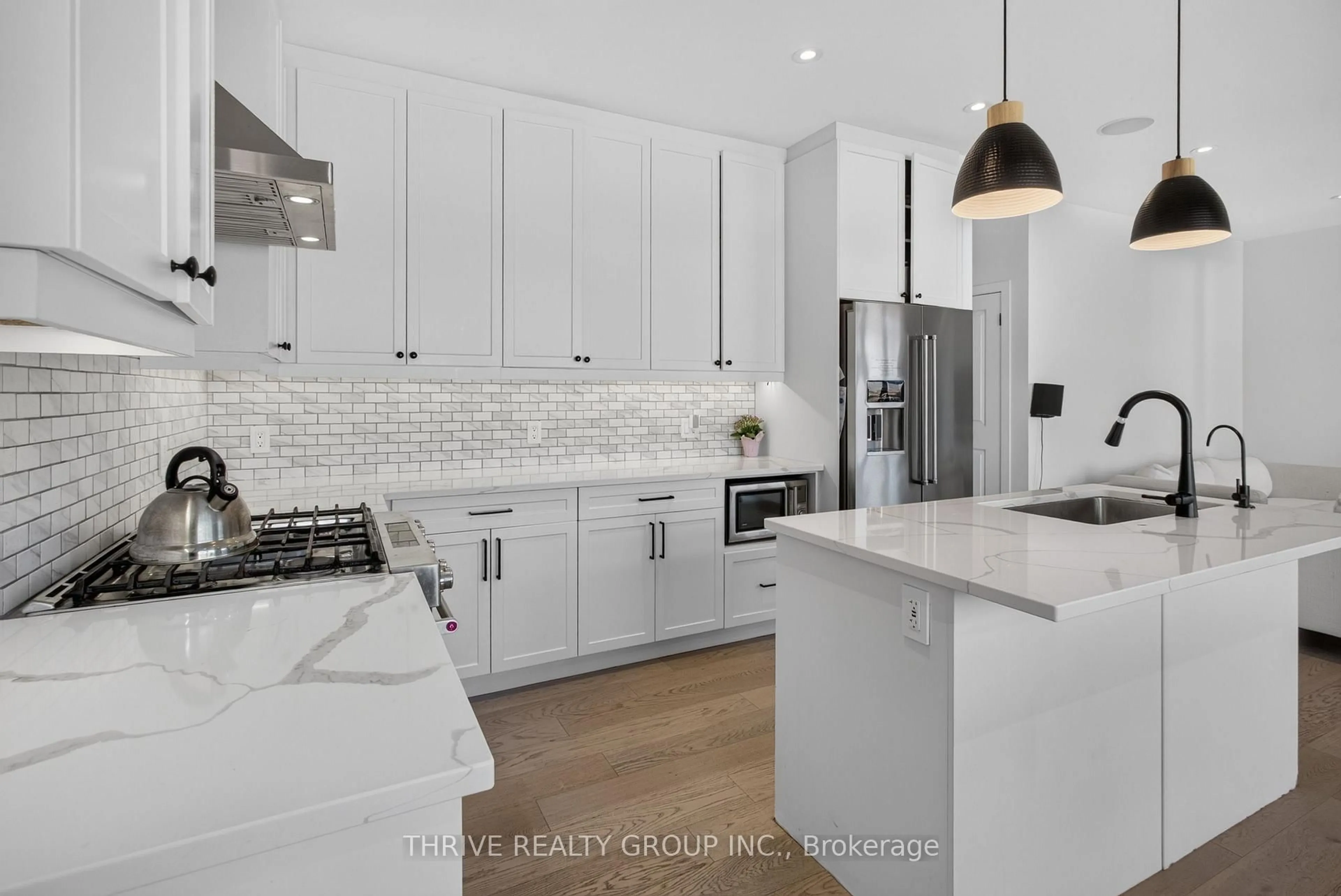 Contemporary kitchen, ceramic/tile floor for 3065 Heardcreek Tr, London North Ontario N6G 2S7