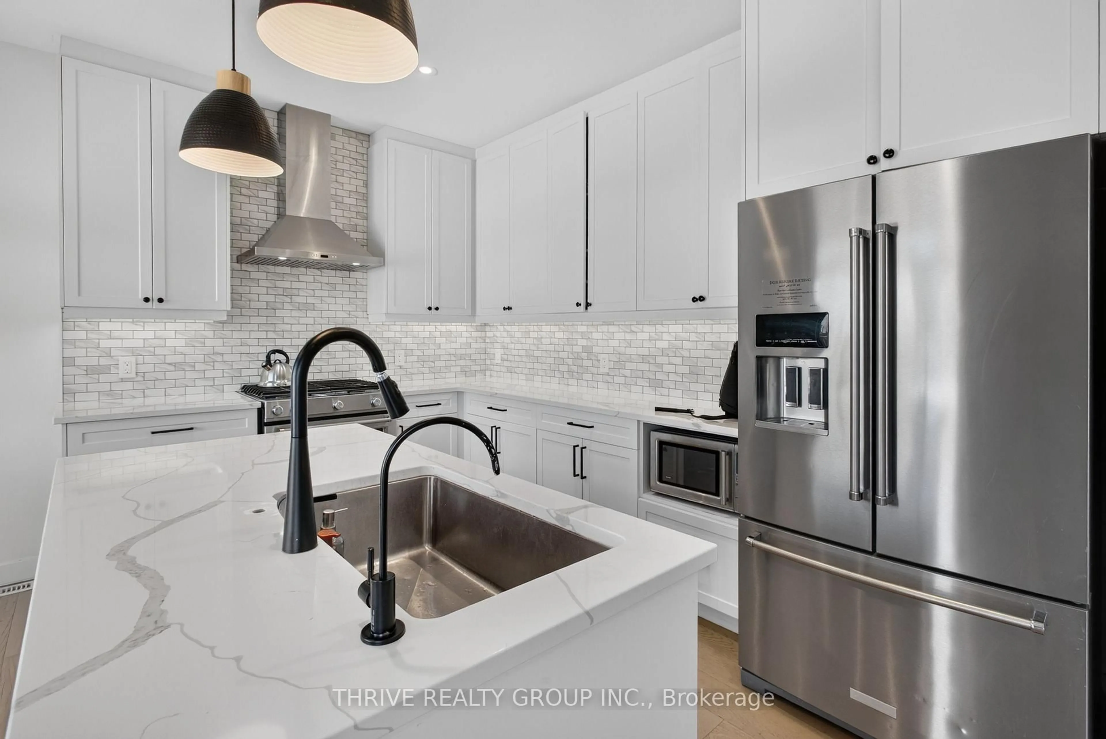 Contemporary kitchen, ceramic/tile floor for 3065 Heardcreek Tr, London North Ontario N6G 2S7