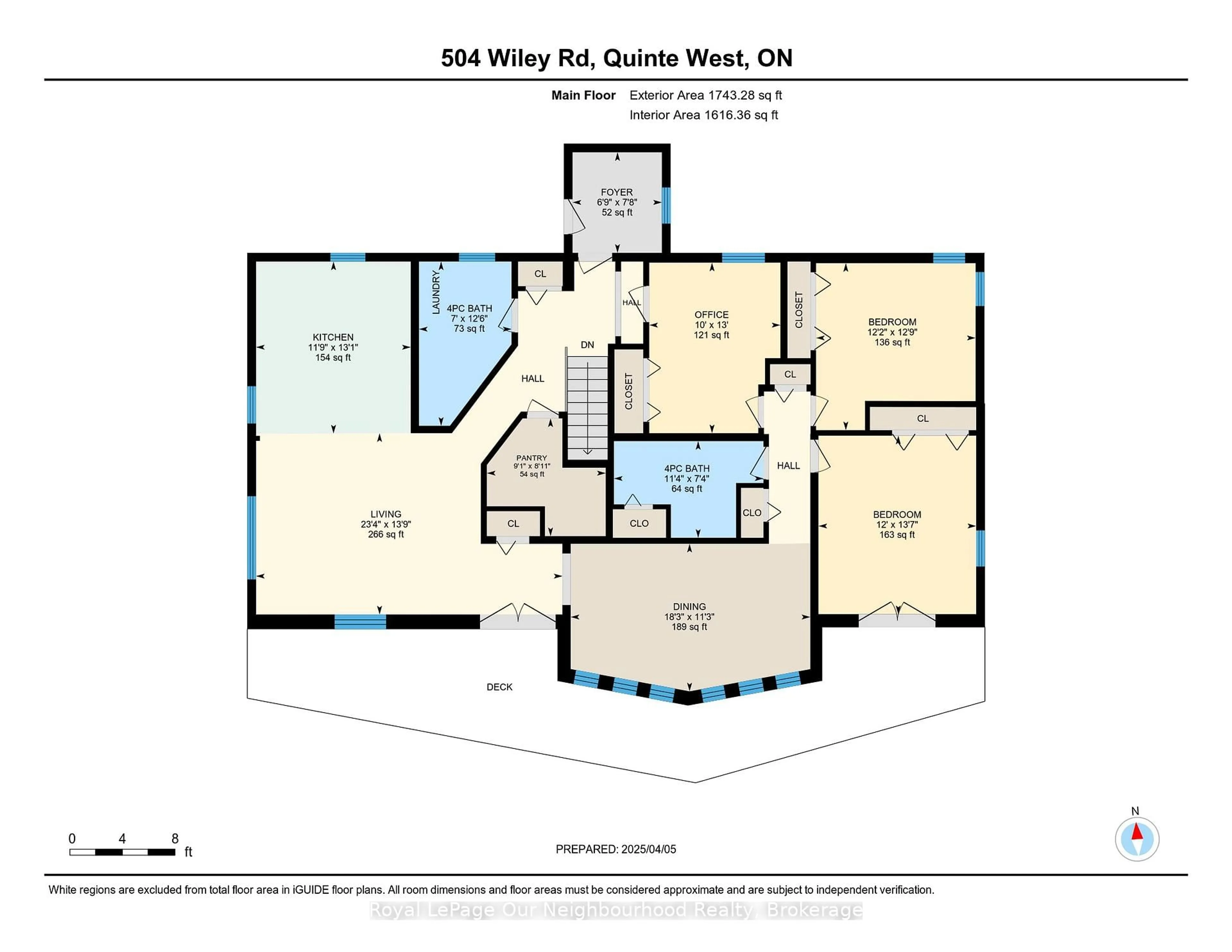 Floor plan for 504 Wiley Rd, Quinte West Ontario K0K 3M0