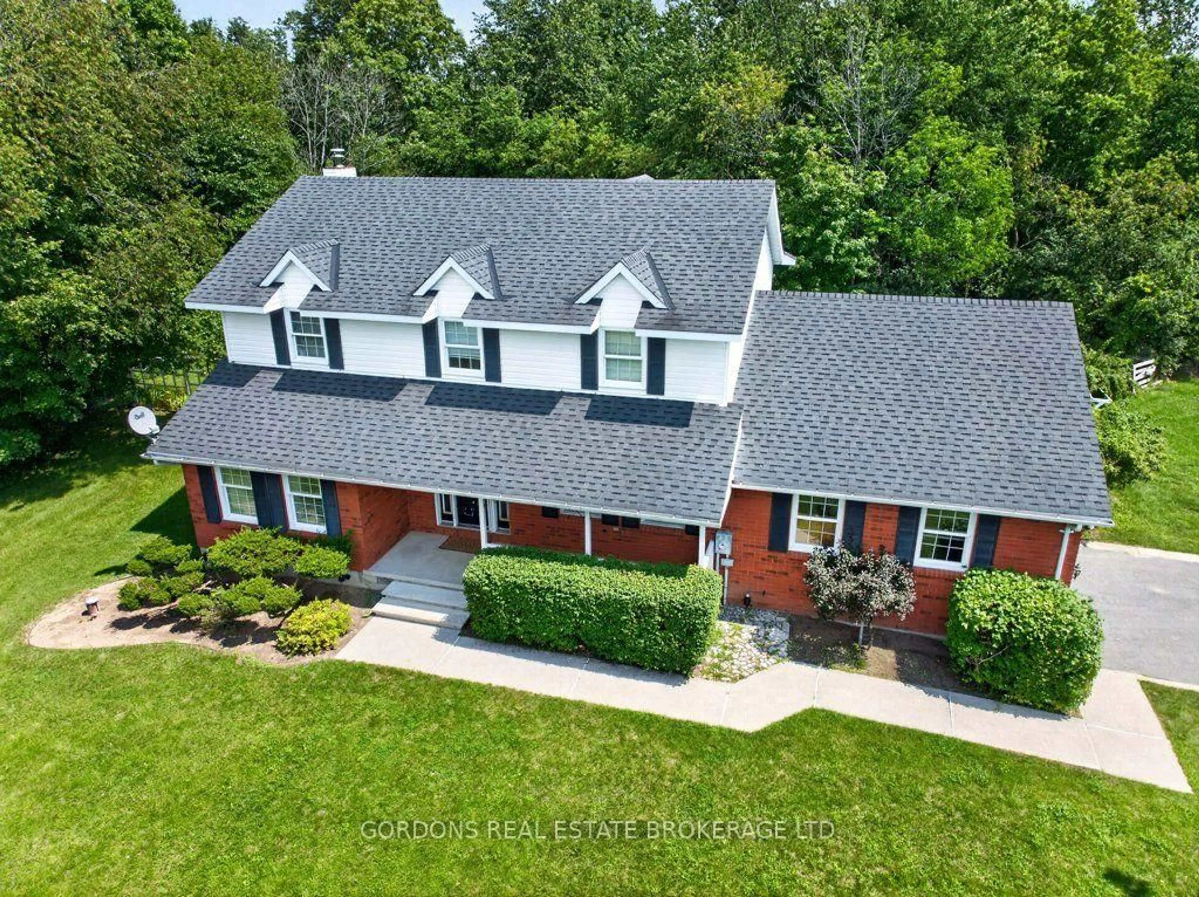 A pic from outside/outdoor area/front of a property/back of a property/a pic from drone, unknown for 4708 Wolfe Swamp Rd, Harrowsmith Ontario K0H 1V0