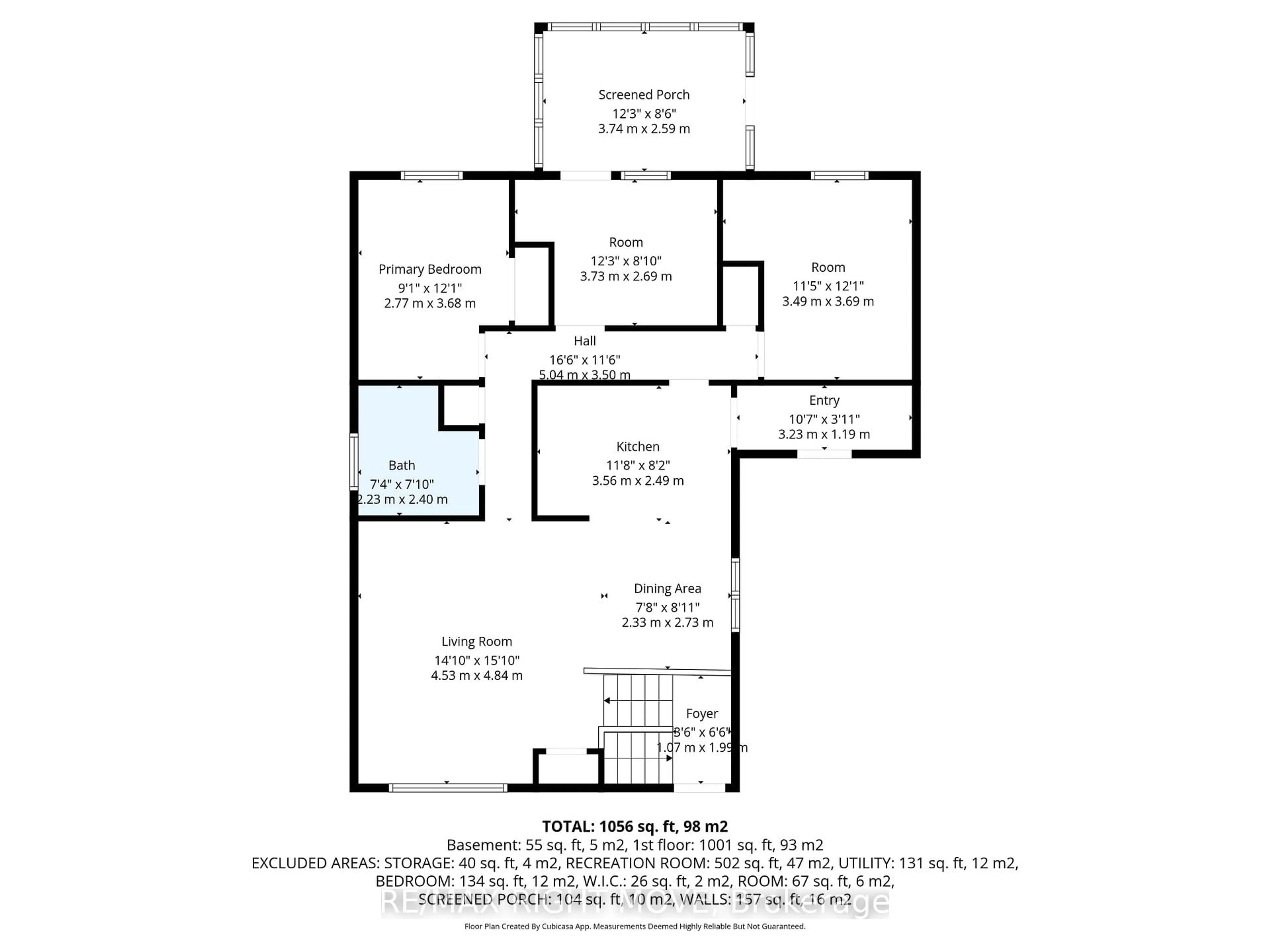 Floor plan for 162 Pratt Cres, Gravenhurst Ontario P1P 1P5