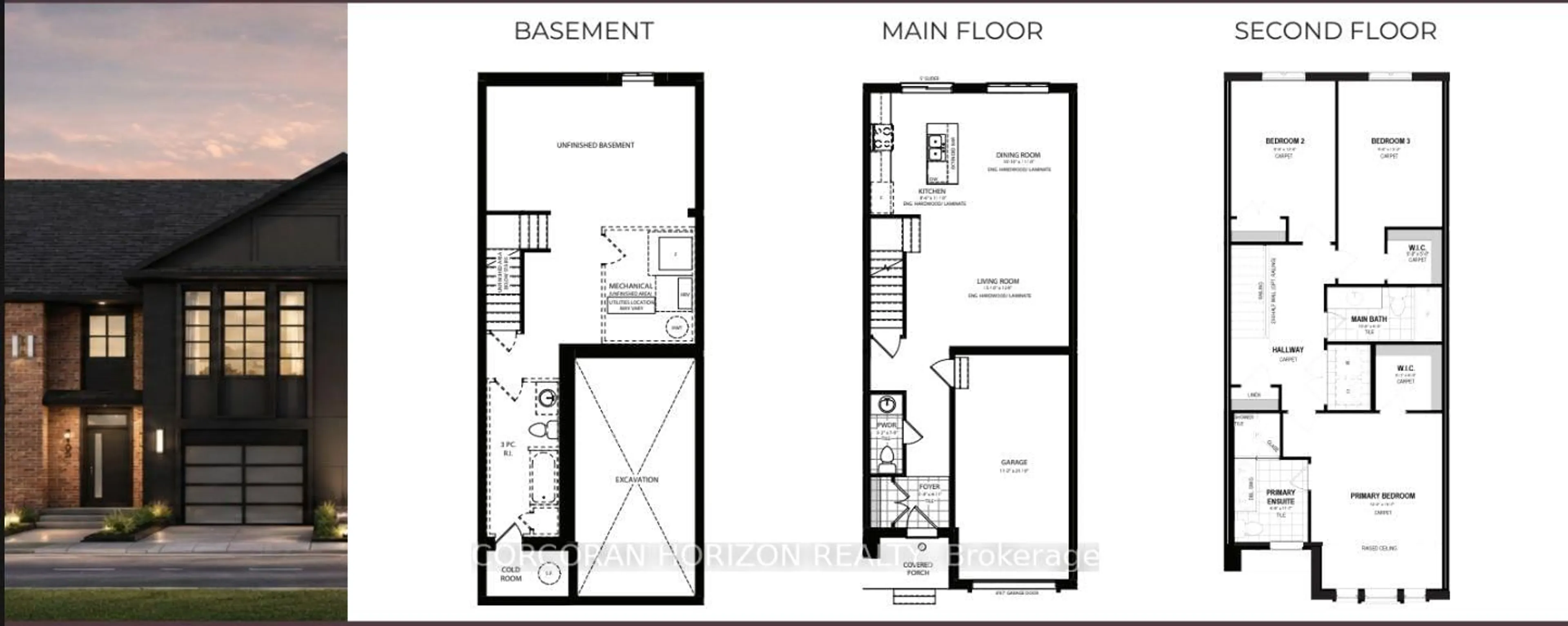 Floor plan for Lot 16 Hardwick Ave, Stratford Ontario N5A 0K8