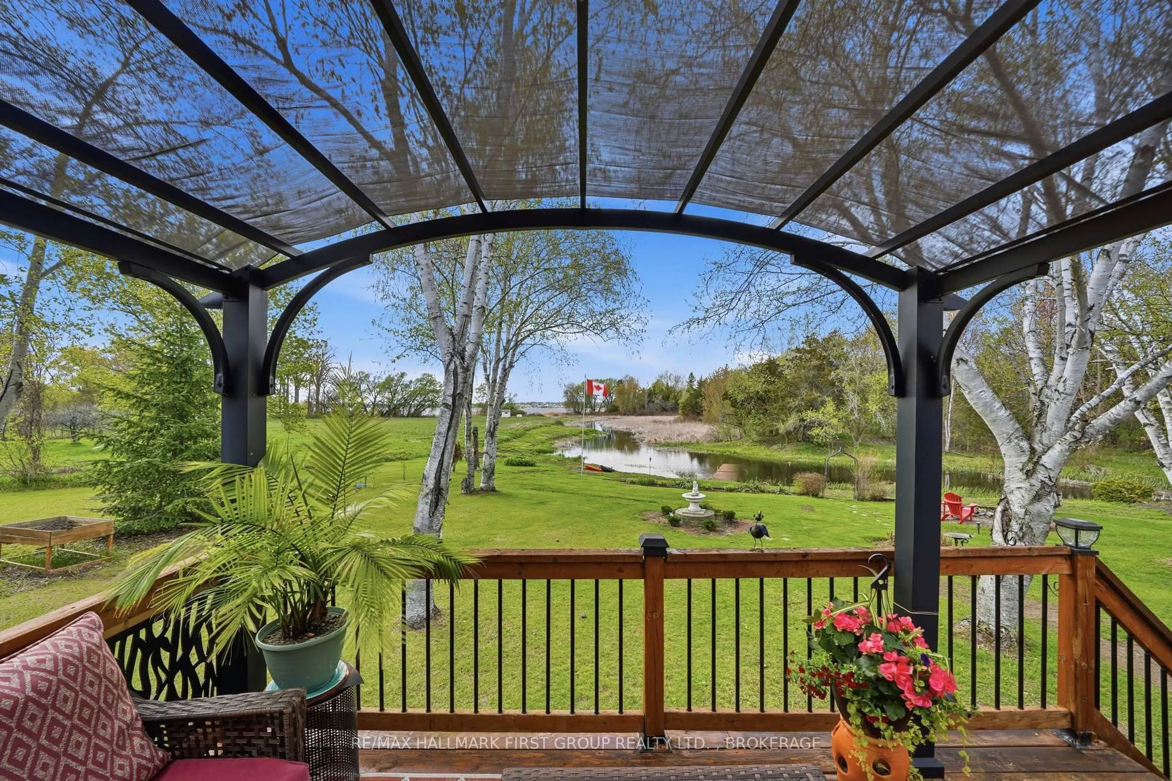 Patio, water/lake/river/ocean view for 1851 County Rd 9 Rd, Napanee Ontario K7R 3K8