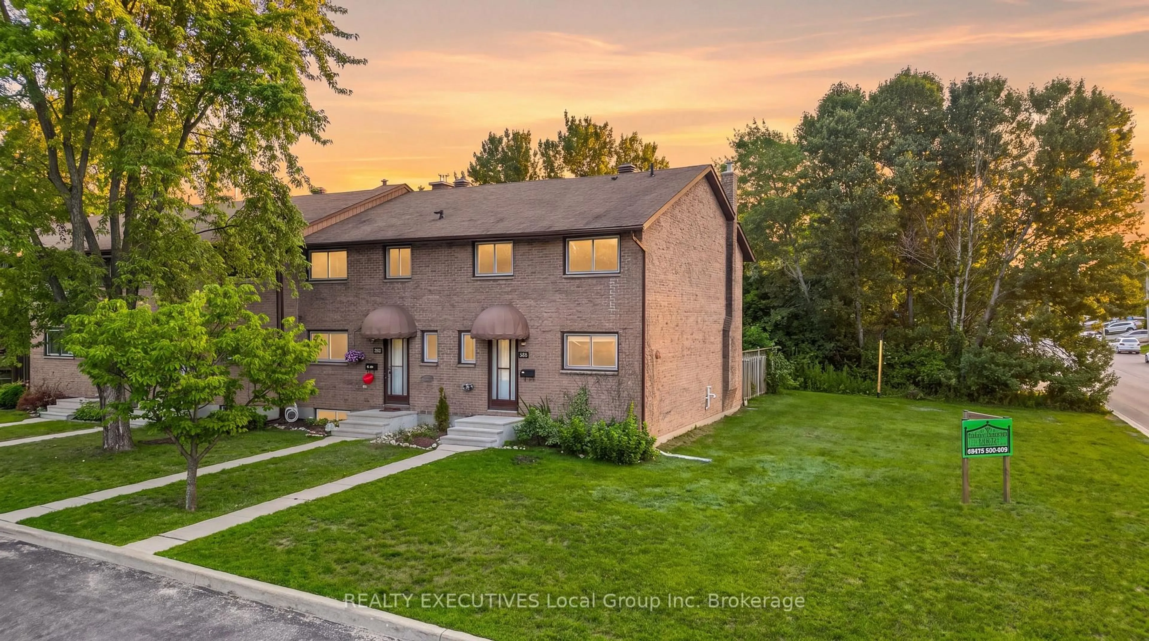 A pic from outside/outdoor area/front of a property/back of a property/a pic from drone, street for 398 Wickstead Ave #36, North Bay Ontario P1A 3L8