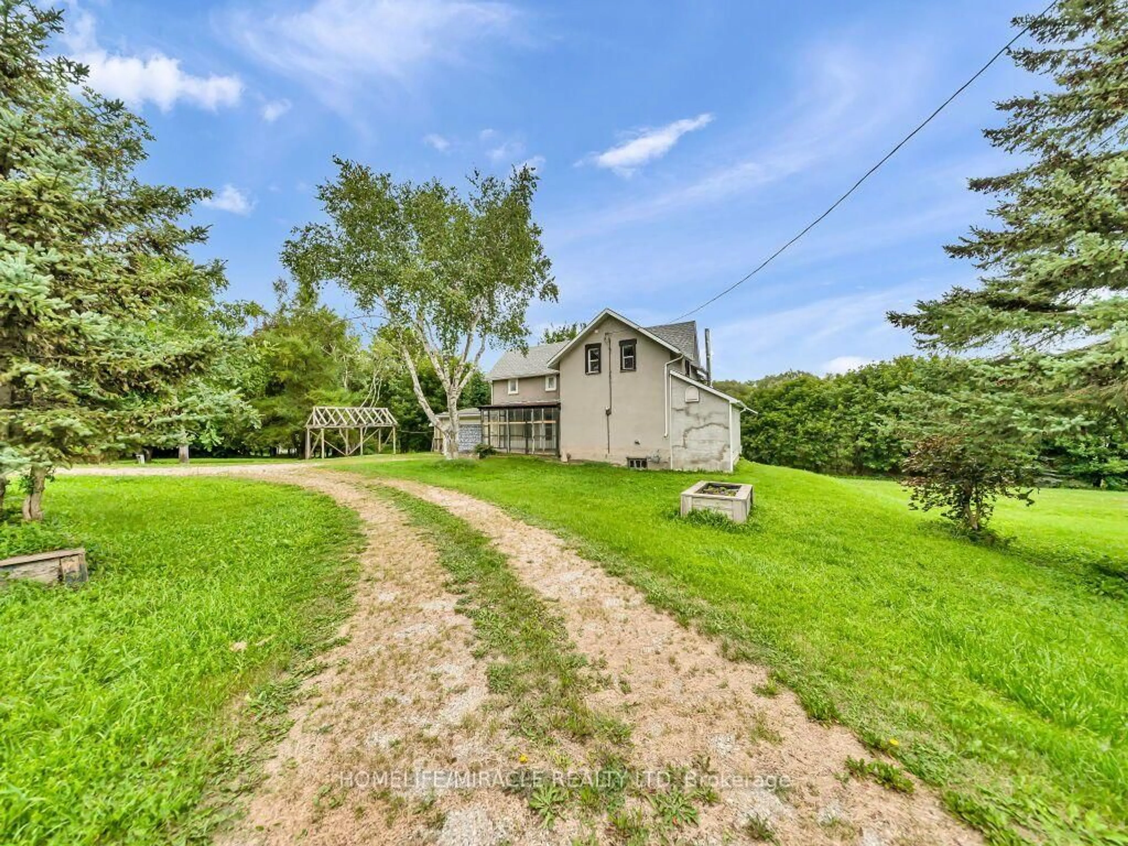 A pic from outside/outdoor area/front of a property/back of a property/a pic from drone, unknown for 7964 Wellington County 109 Rd, Wellington North Ontario N0G 1A0
