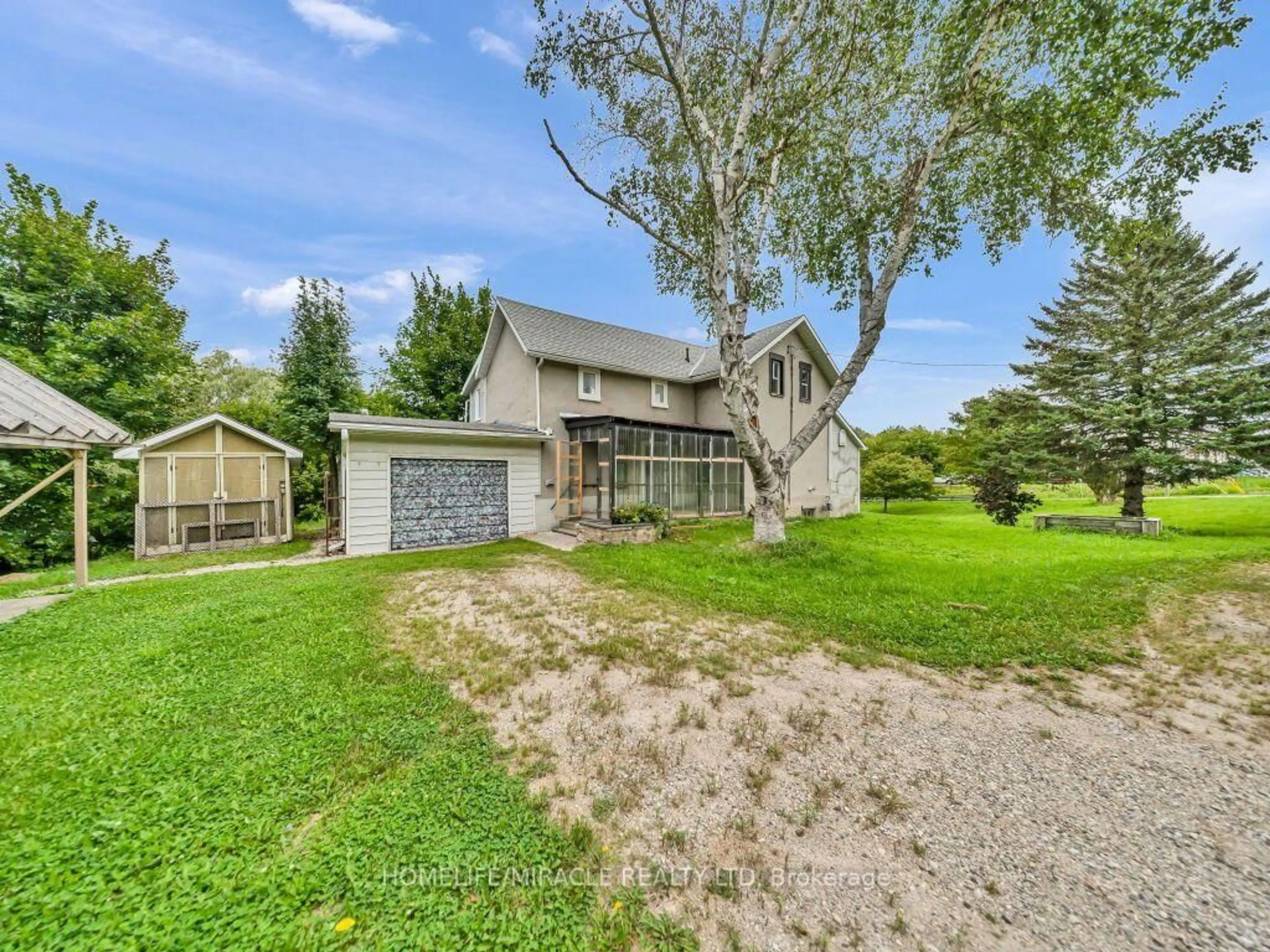 A pic from outside/outdoor area/front of a property/back of a property/a pic from drone, unknown for 7964 Wellington County 109 Rd, Wellington North Ontario N0G 1A0