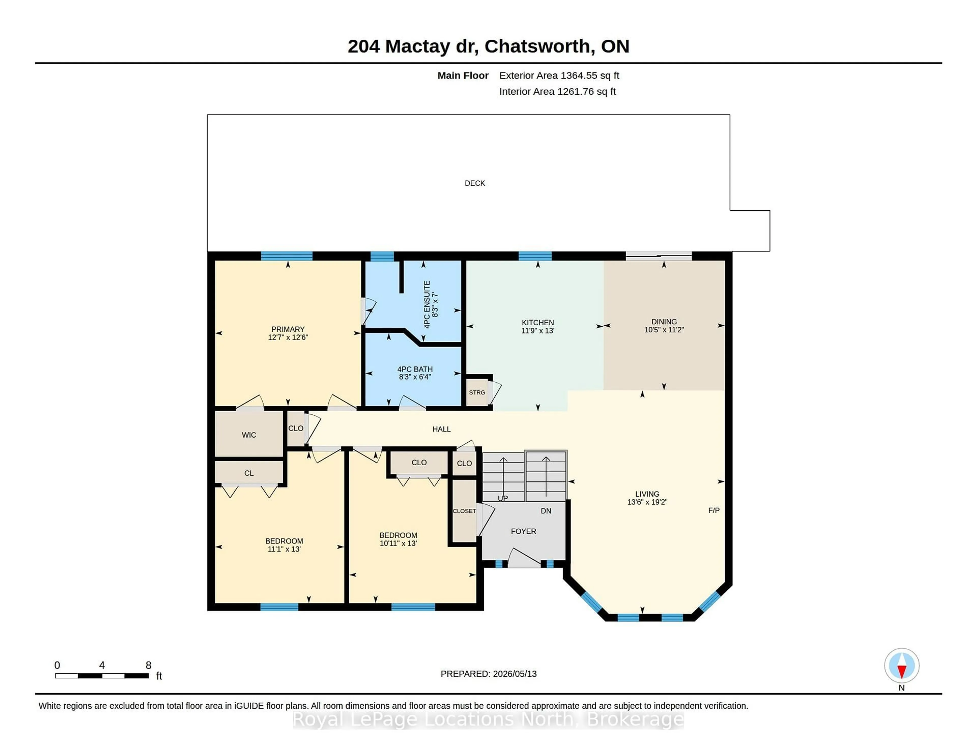 Floor plan for 204 Mactay Dr, Chatsworth Ontario N0G 1H0